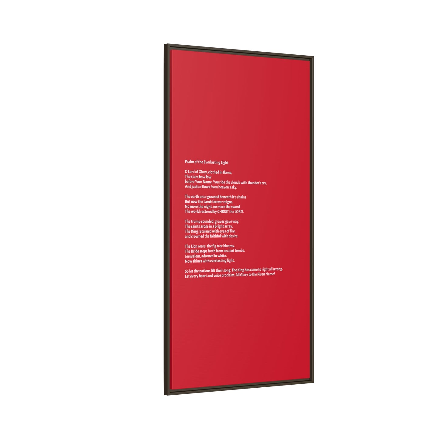 Psalm of the Everlasting Light (This Psalm is not originally from the HOLY Bible, it is simply inspired by the HOLY Bible)