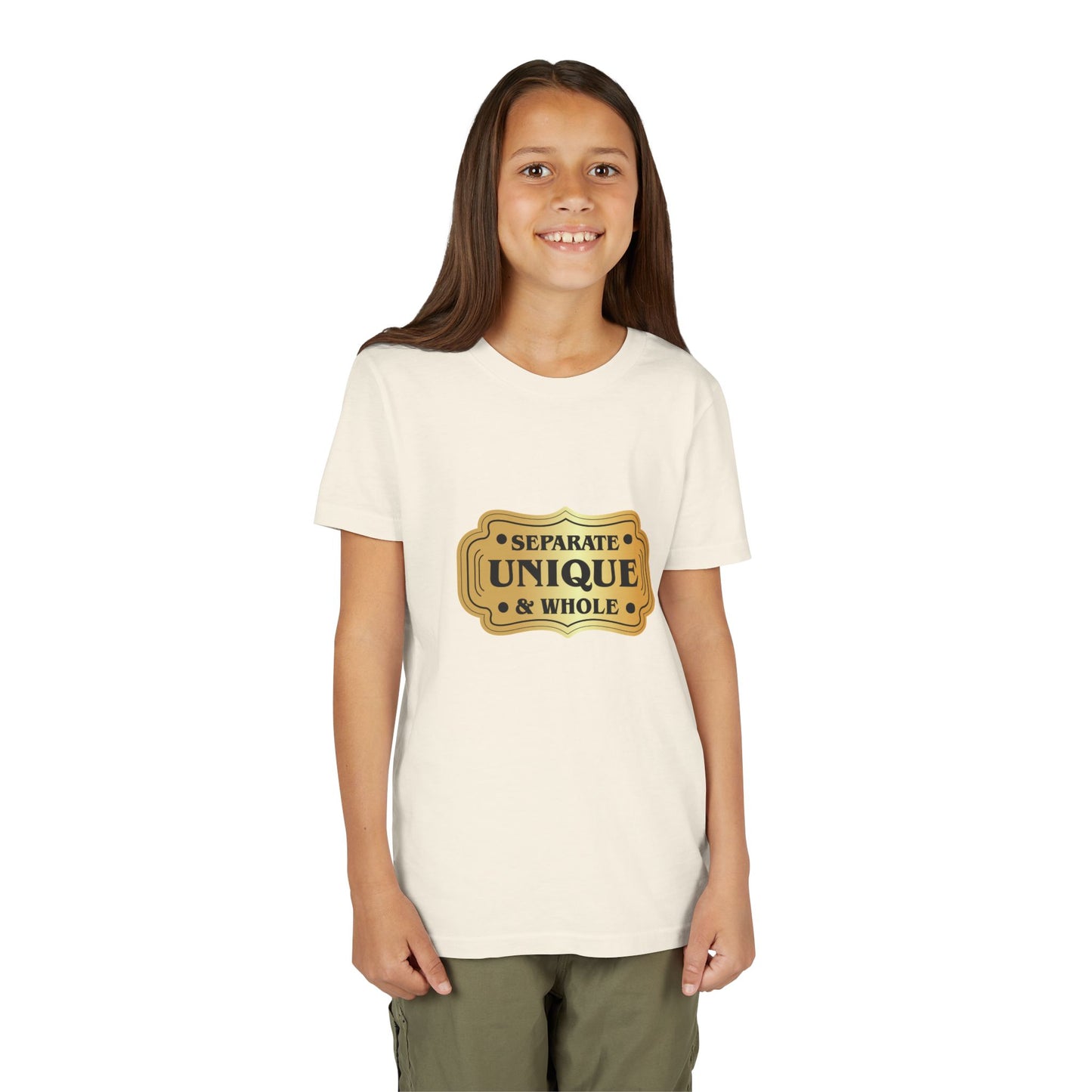 Youth T-Shirt Girls' T-Shirt Separate, Unique, & Whole Children Are A Gift From God