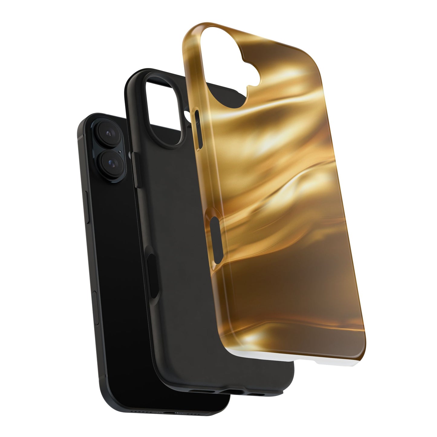Luxurious Gold Phone Case, Tough Phone Cover, Premium Cell Phone Protector, Stylish Phone Accessory, Gift for Her