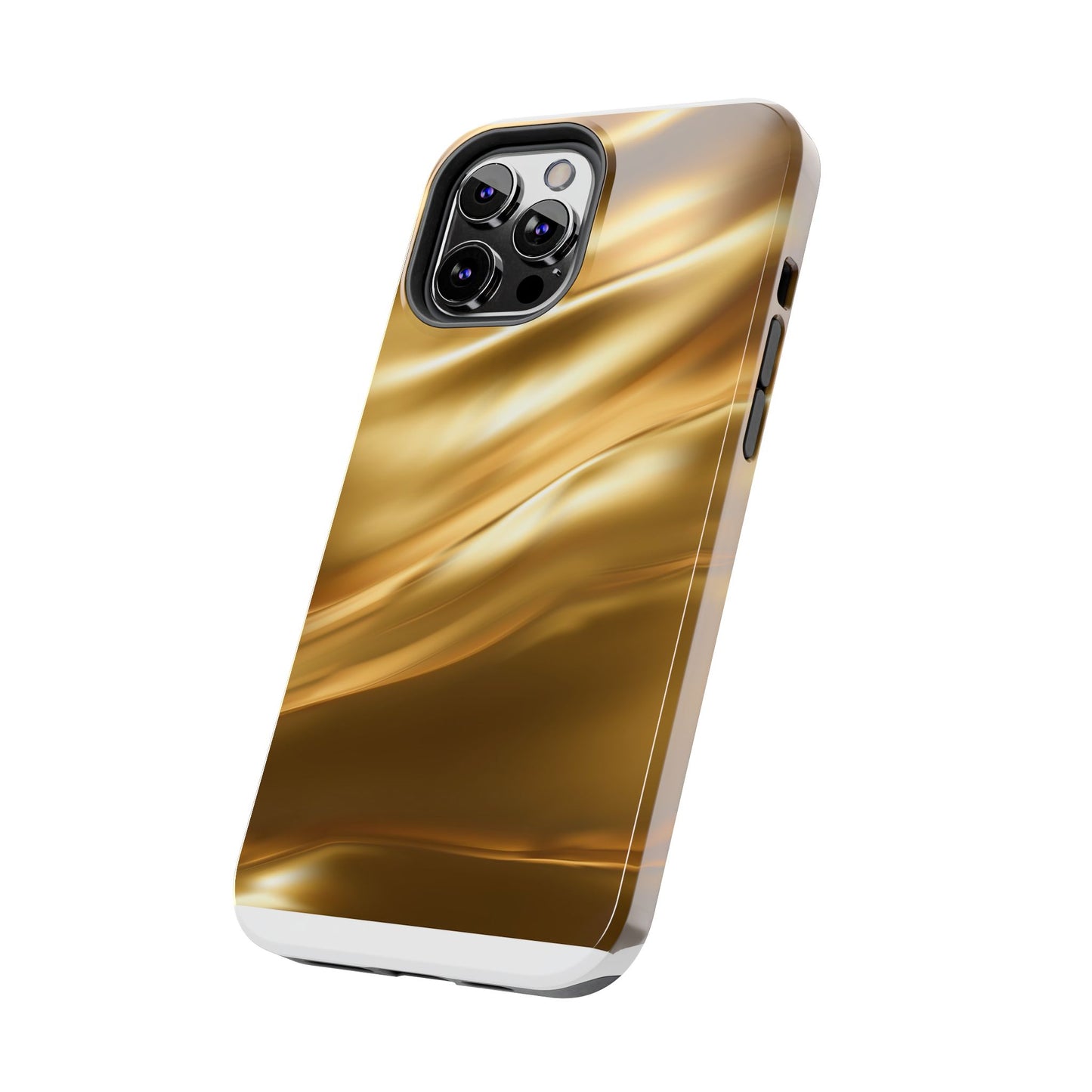 Luxurious Gold Phone Case, Tough Phone Cover, Premium Cell Phone Protector, Stylish Phone Accessory, Gift for Her