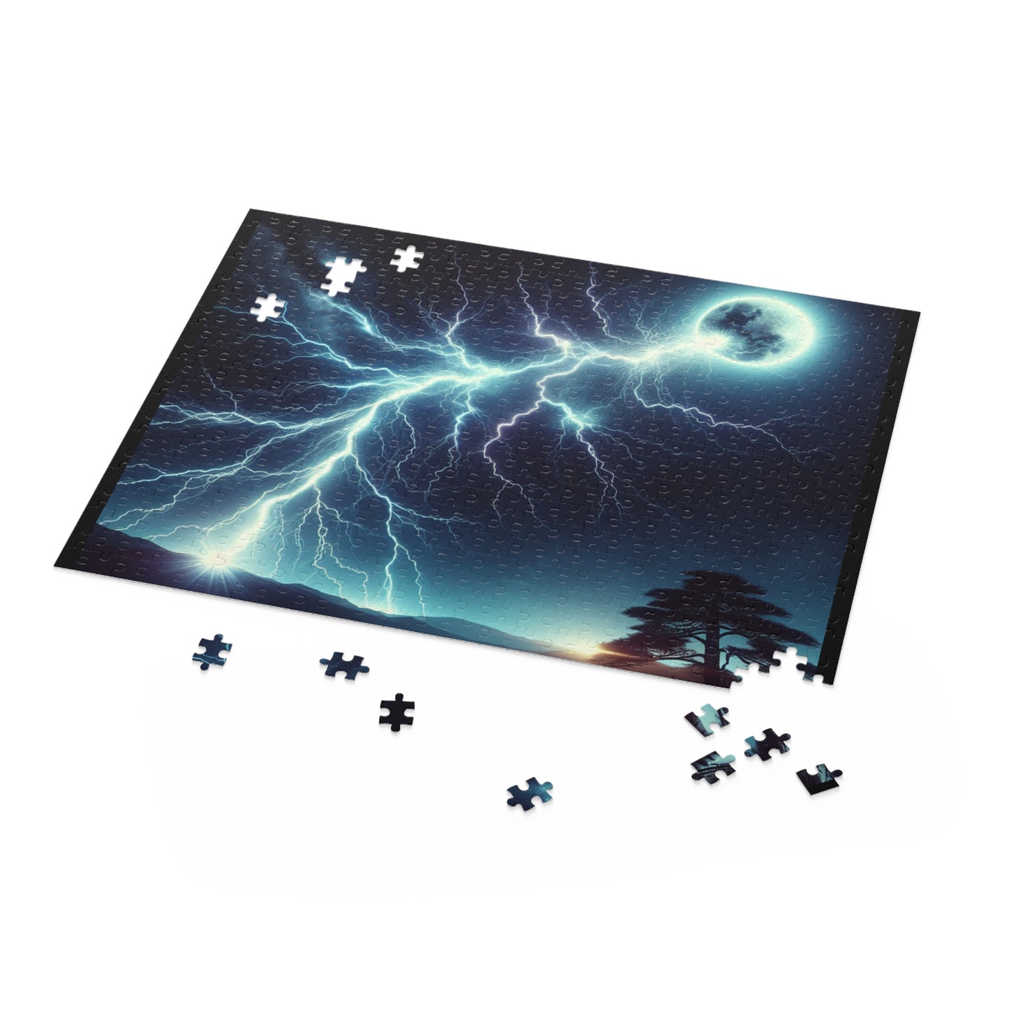 Electric Storm Puzzle - 120, 252, 500-Piece | Ideal for Family Fun, Gifts, Game Night, Home Decor, Brain Teaser