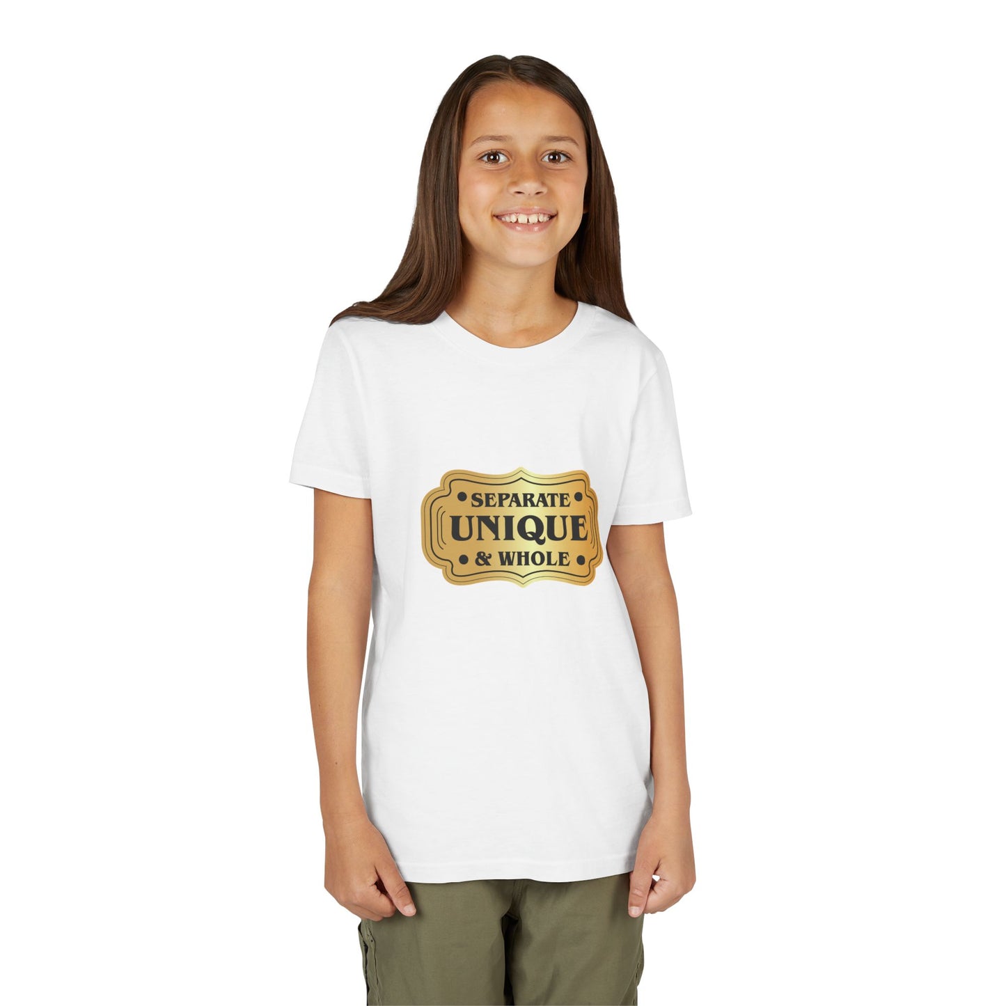 Youth T-Shirt Girls' T-Shirt Separate, Unique, & Whole Children Are A Gift From God