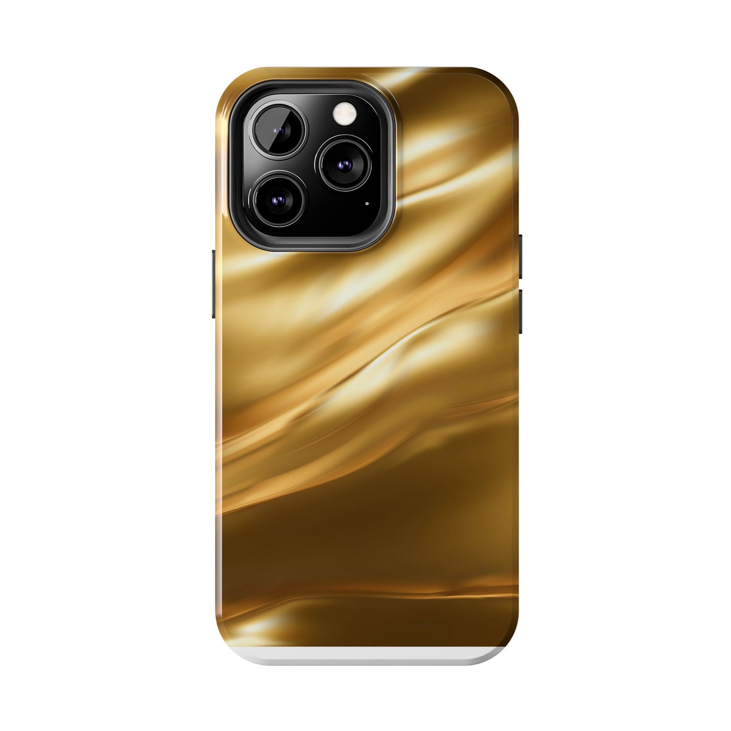 Luxurious Gold Phone Case, Tough Phone Cover, Premium Cell Phone Protector, Stylish Phone Accessory, Gift for Her