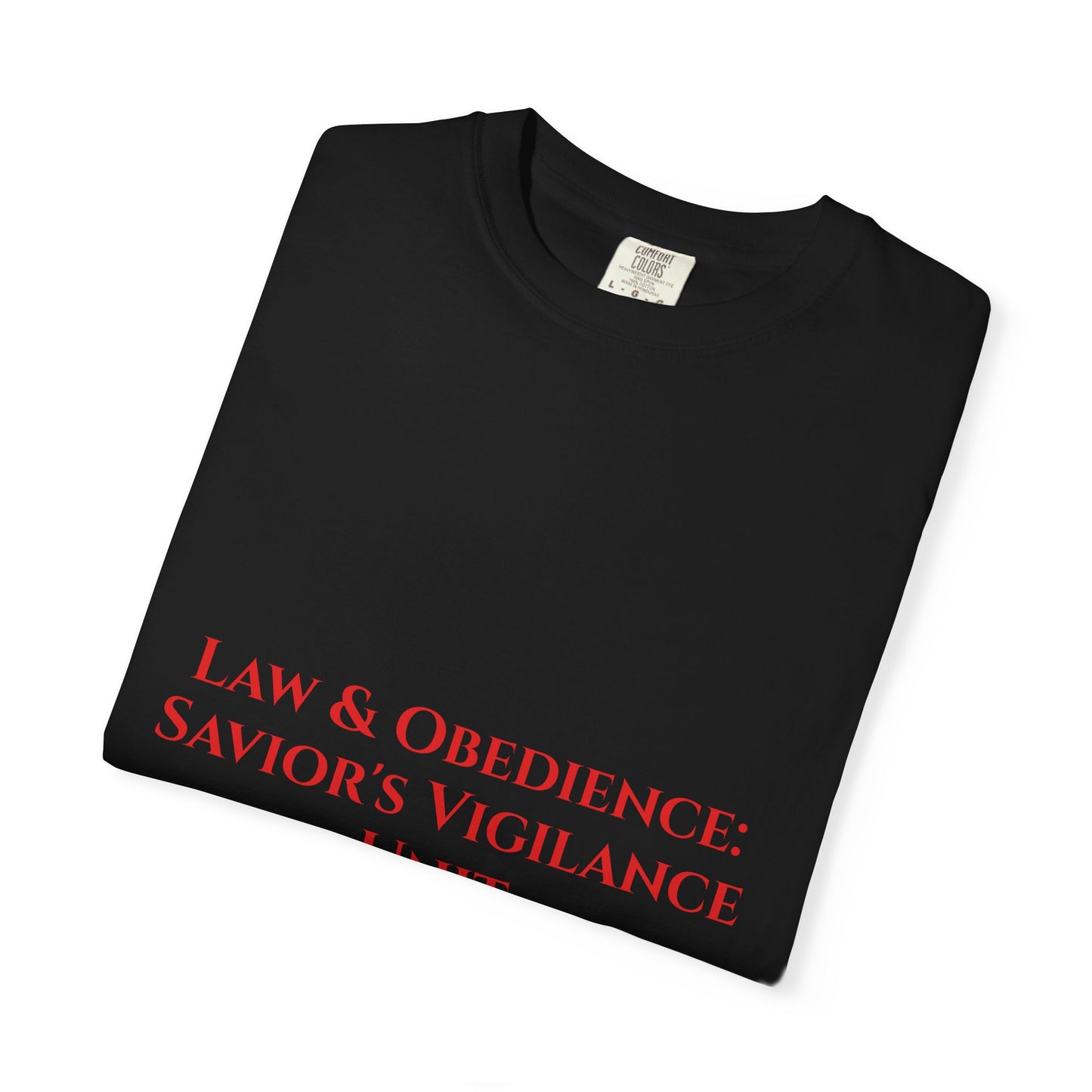 Unisex Garment-Dyed T-shirt with Inspiring Quote