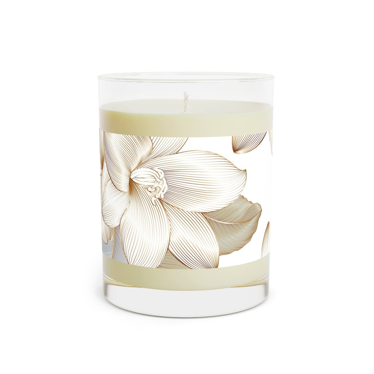 Elegant Floral Scented Candle - Perfect for Relaxation, Home Decor, Weddings, Aromatherapy, Gifts