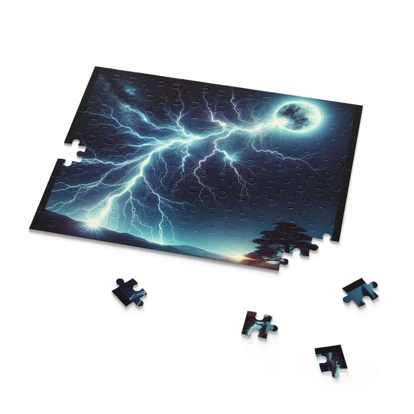 Electric Storm Puzzle - 120, 252, 500-Piece | Ideal for Family Fun, Gifts, Game Night, Home Decor, Brain Teaser