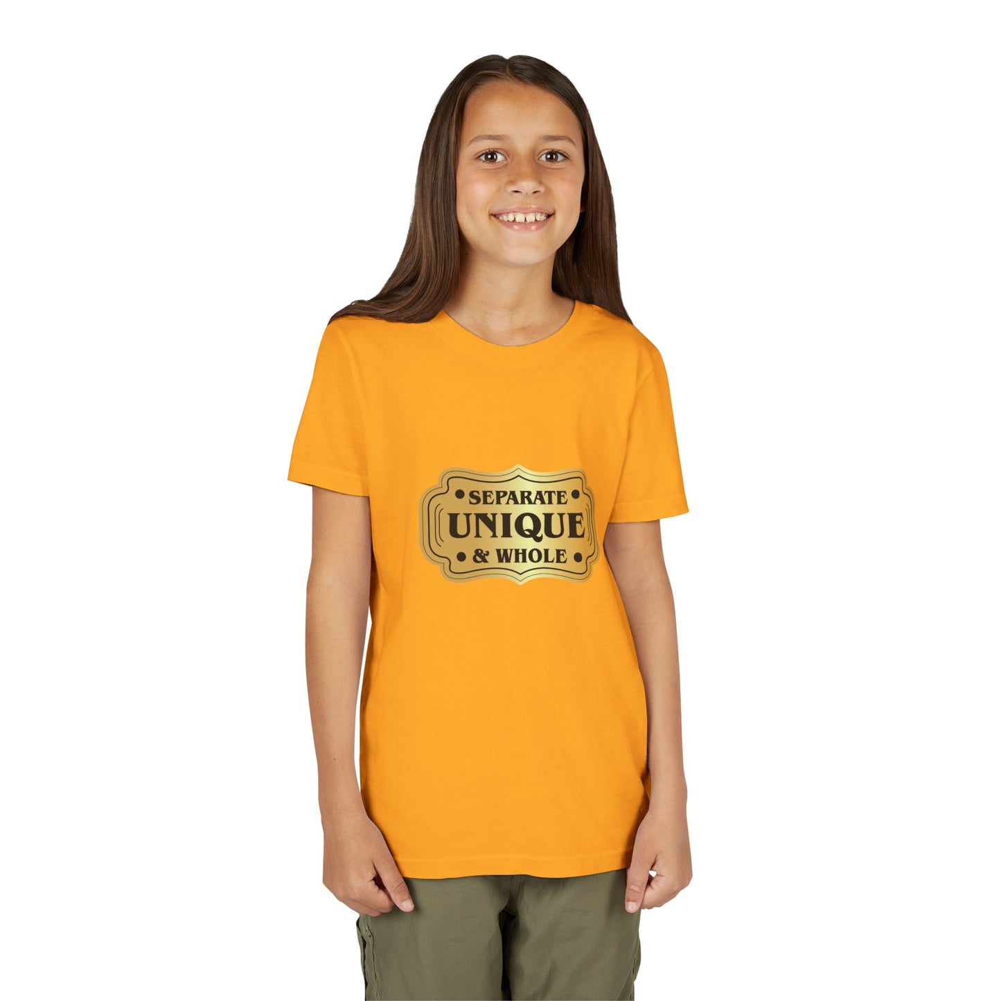 Youth T-Shirt Girls' T-Shirt Separate, Unique, & Whole Children Are A Gift From God