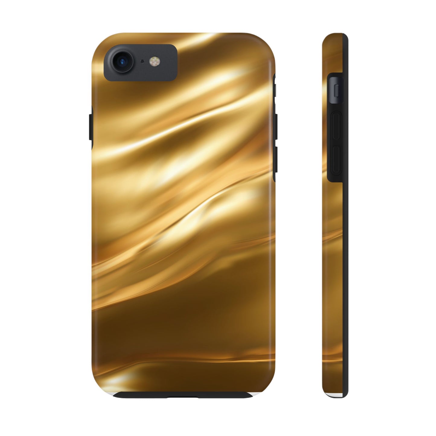 Luxurious Gold Phone Case, Tough Phone Cover, Premium Cell Phone Protector, Stylish Phone Accessory, Gift for Her
