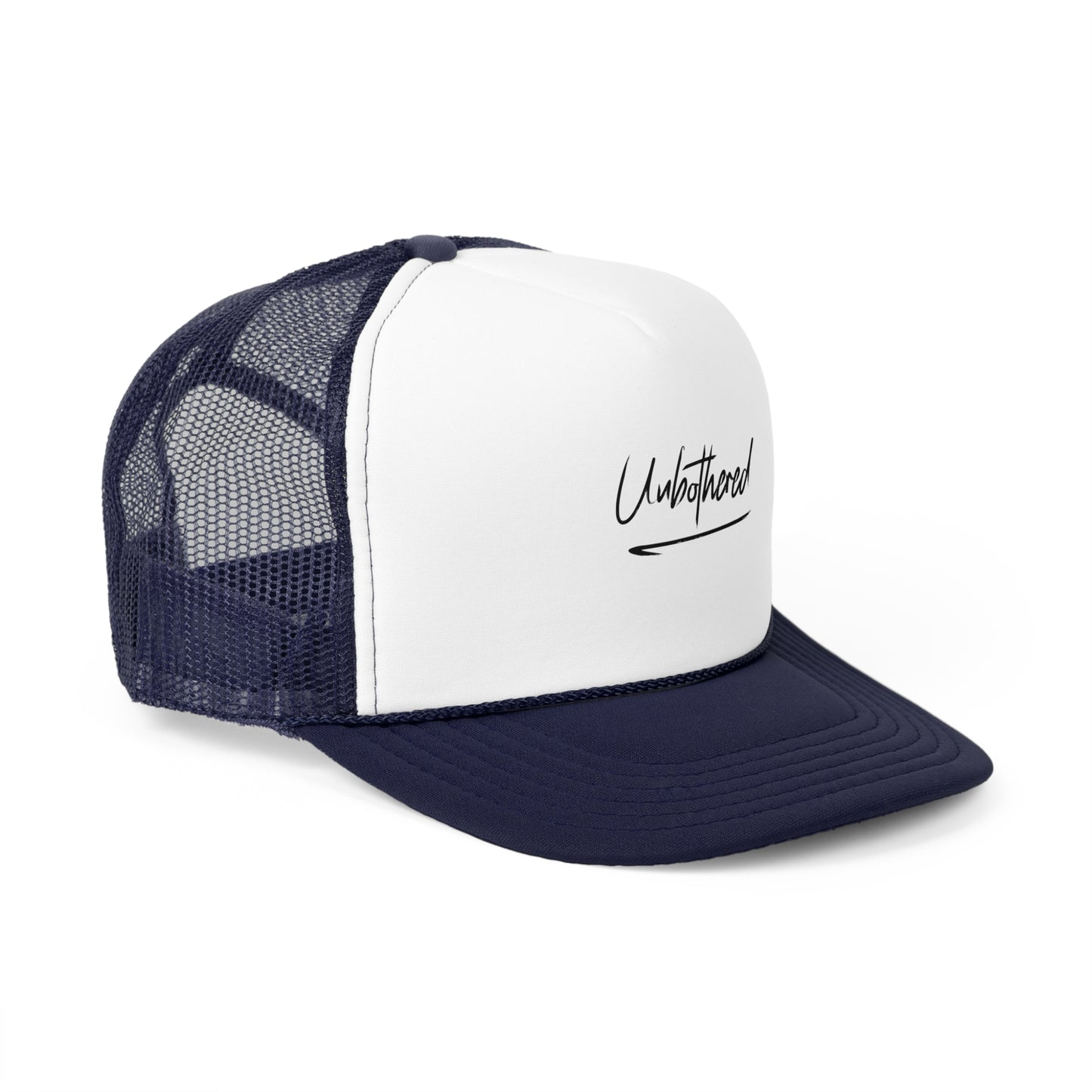 Unbothered Trucker Cap | Stylish Casual Headwear for Relaxed Vibes, Perfect for Outdoor Activities and Gift Giving