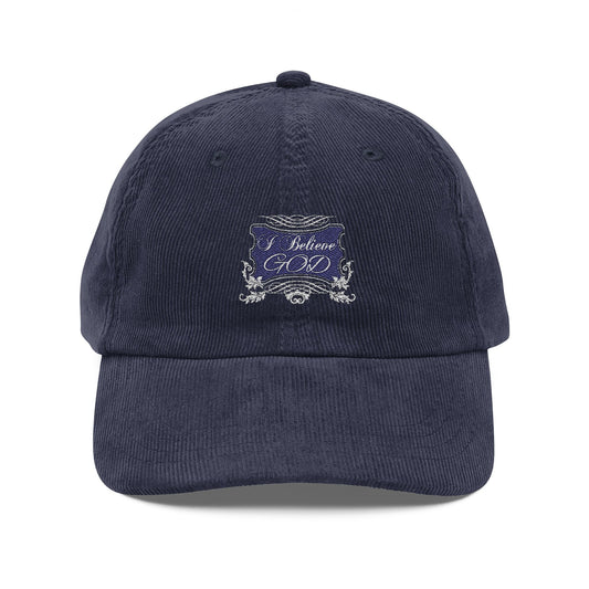 Vintage Embroidered Corduroy Cap, Casual Hat, Retro Style, Perfect Gift, Everyday Wear, Outdoor Accessory