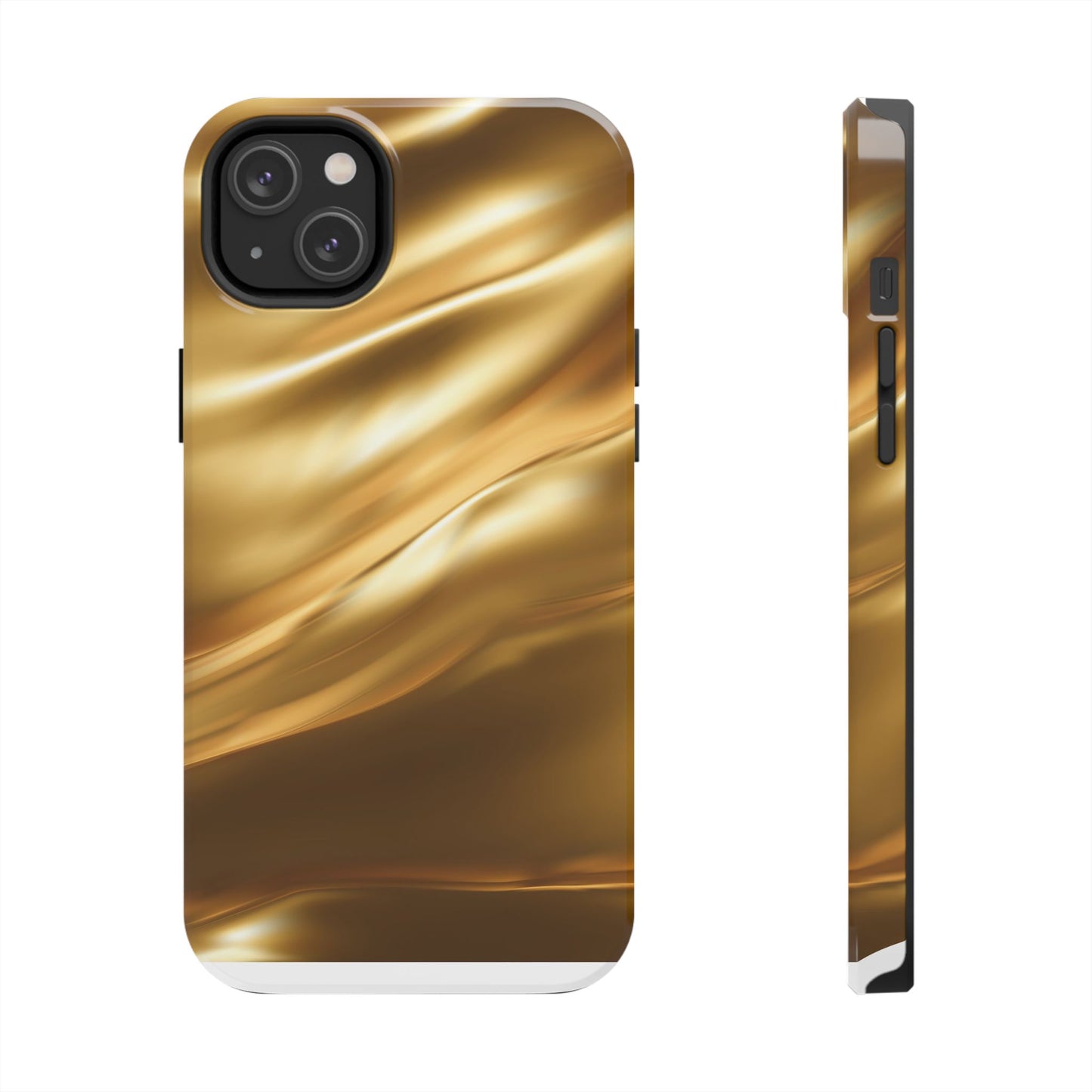 Luxurious Gold Phone Case, Tough Phone Cover, Premium Cell Phone Protector, Stylish Phone Accessory, Gift for Her