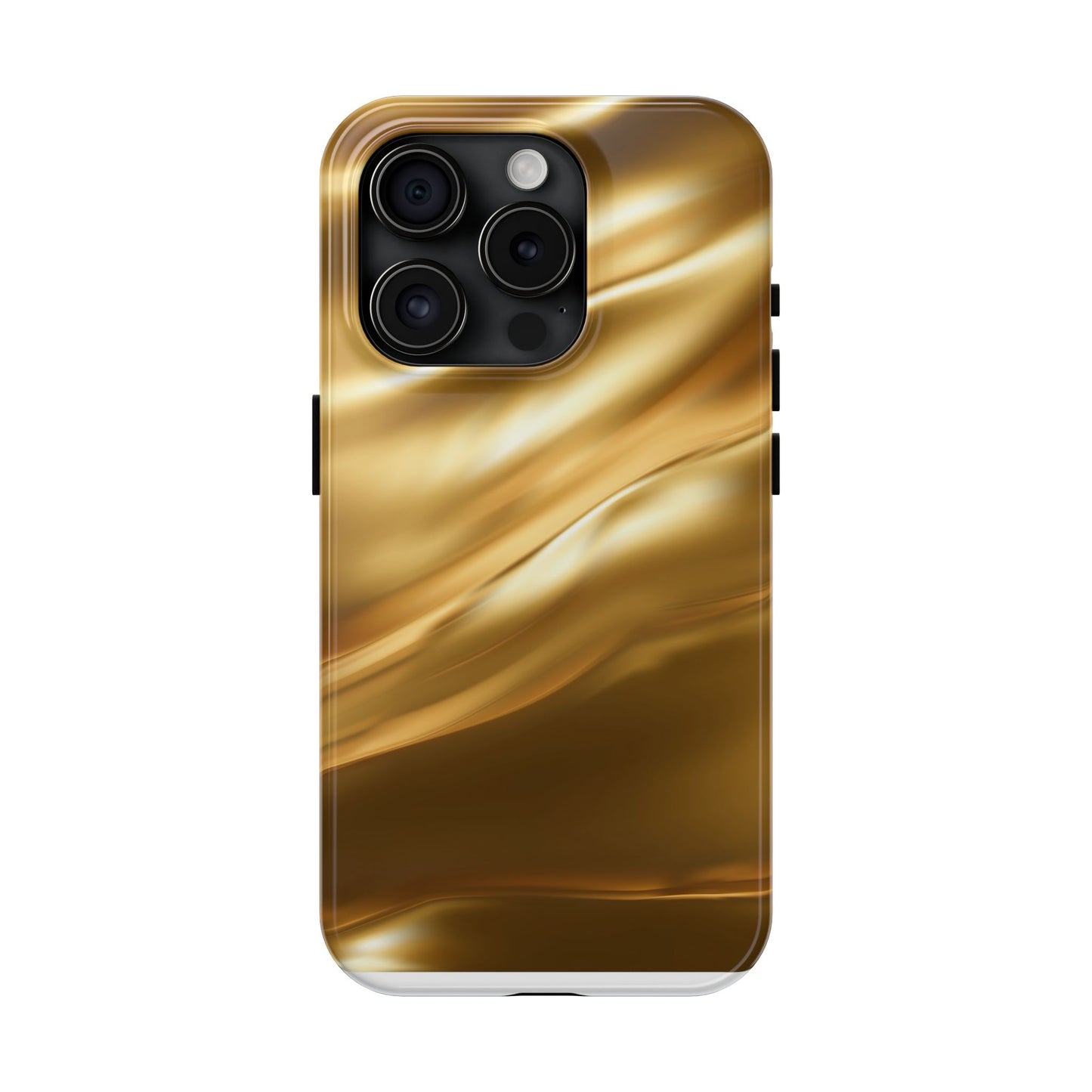 Luxurious Gold Phone Case, Tough Phone Cover, Premium Cell Phone Protector, Stylish Phone Accessory, Gift for Her