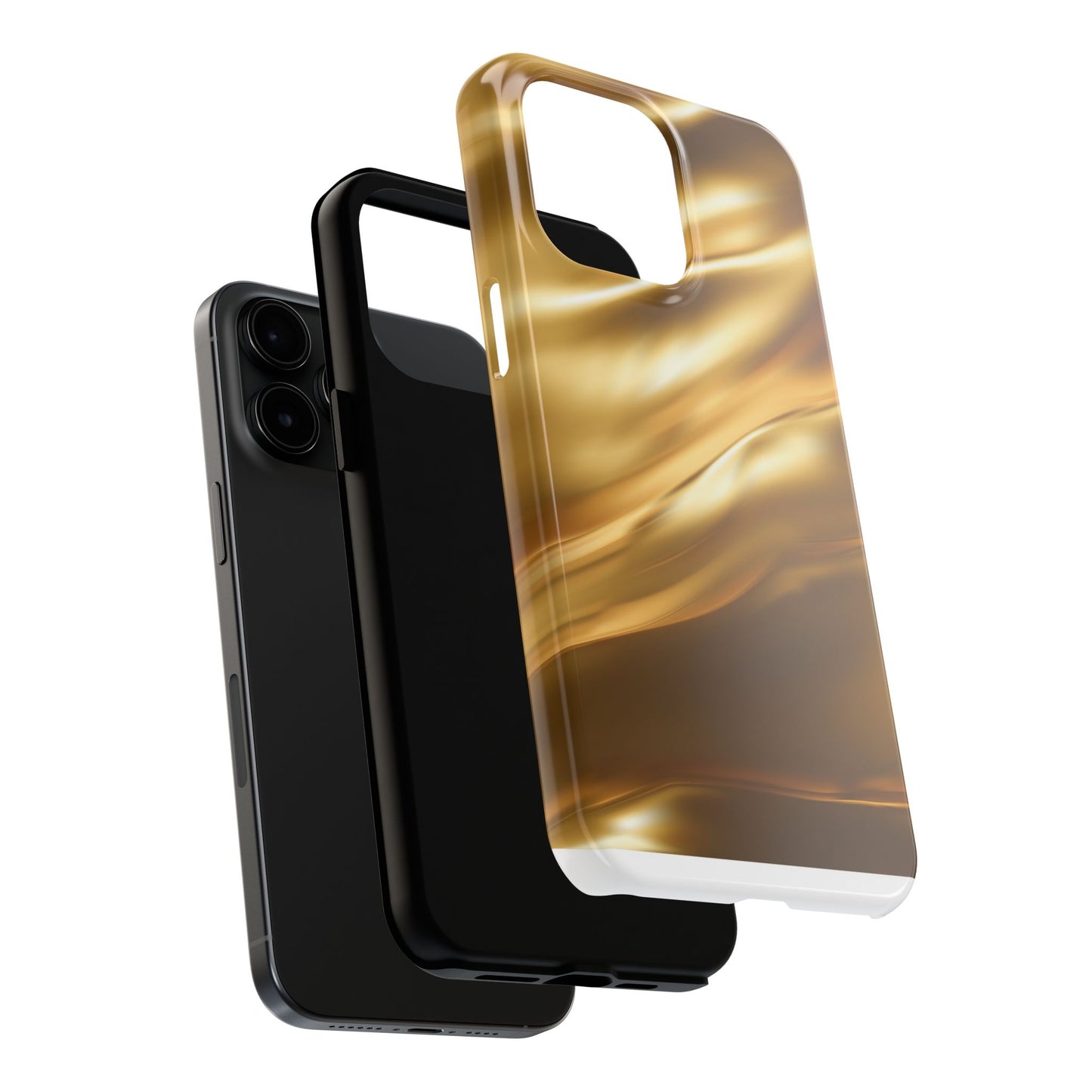 Luxurious Gold Phone Case, Tough Phone Cover, Premium Cell Phone Protector, Stylish Phone Accessory, Gift for Her