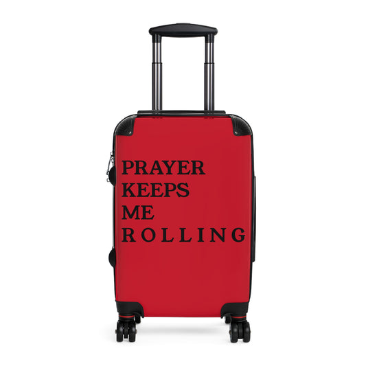 Prayer Overrides Haters. Travel Luggage.