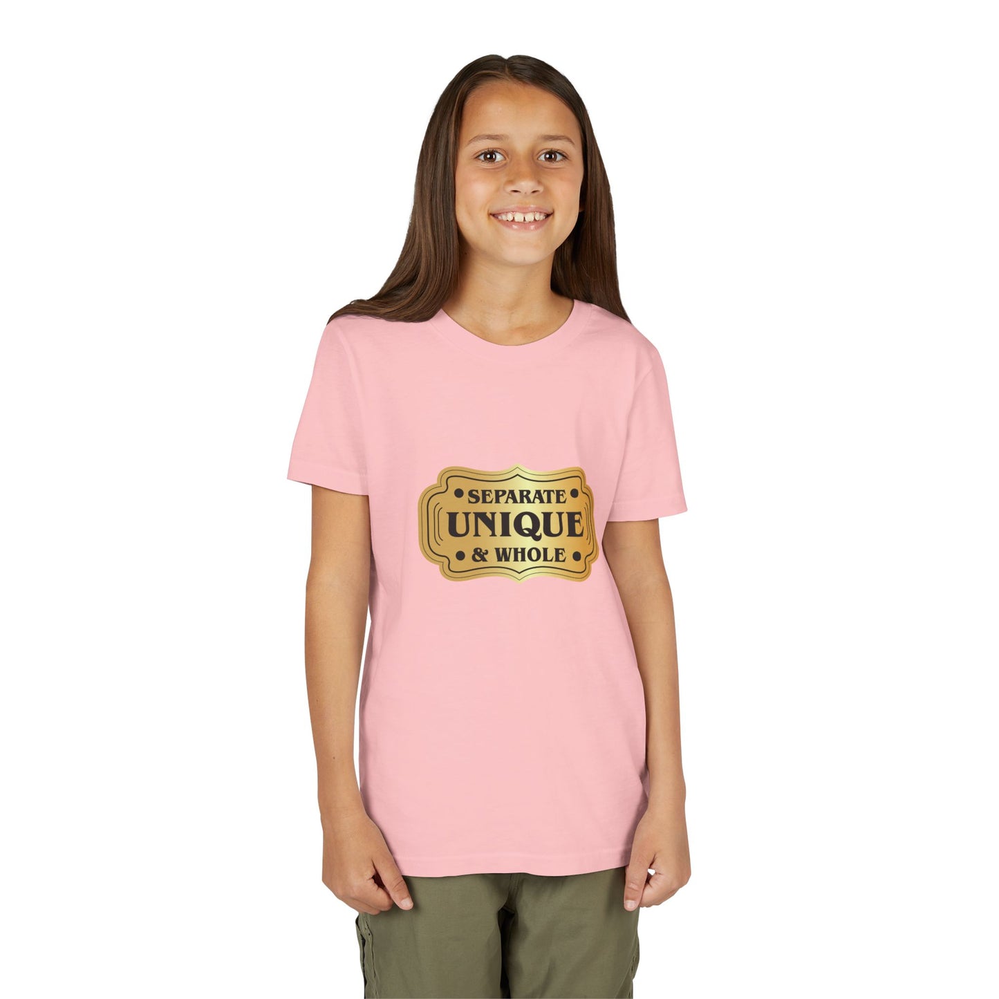 Youth T-Shirt Girls' T-Shirt Separate, Unique, & Whole Children Are A Gift From God
