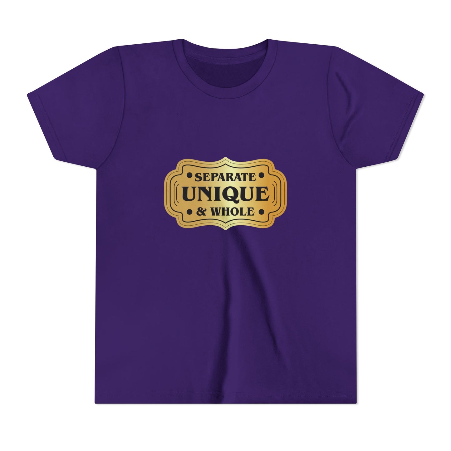 Youth T-Shirt Girls' T-Shirt Separate, Unique, & Whole Children Are A Gift From God
