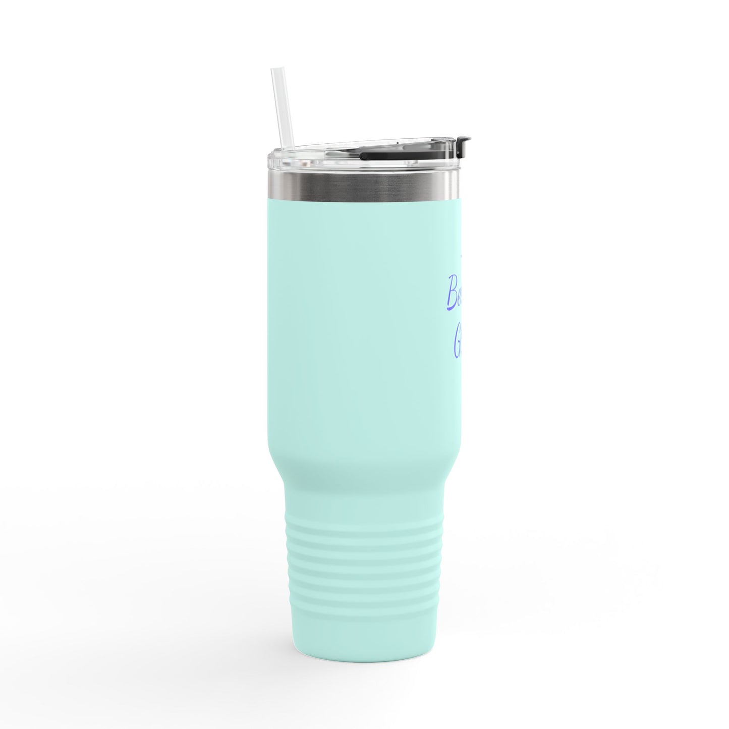 Faith-Inspired Insulated Travel Mug, Perfect for On-the-Go Sips, Gift for Believers, 40oz Coffee Cup for Road Trips, I Believe God