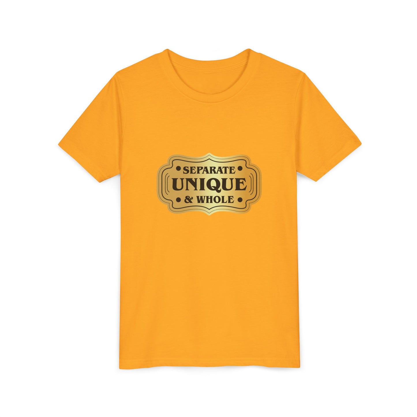 Youth T-Shirt Girls' T-Shirt Separate, Unique, & Whole Children Are A Gift From God