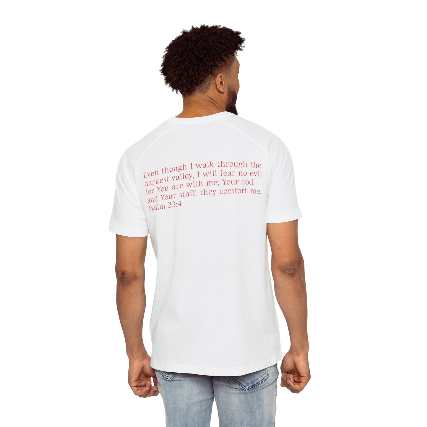Faith-Inspired Men's Raglan Tee, Inspirational Gift, Christian Apparel, Casual Wear, Everyday Comfort