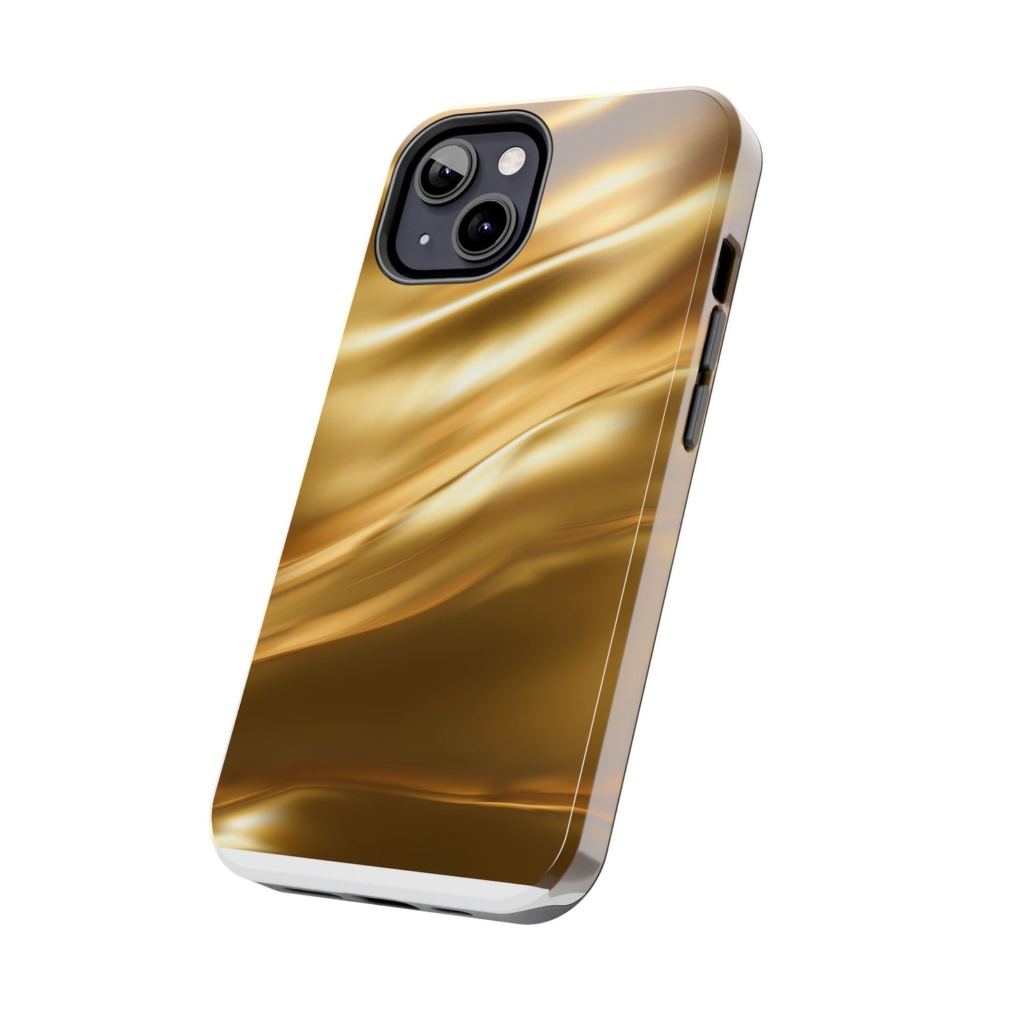 Luxurious Gold Phone Case, Tough Phone Cover, Premium Cell Phone Protector, Stylish Phone Accessory, Gift for Her