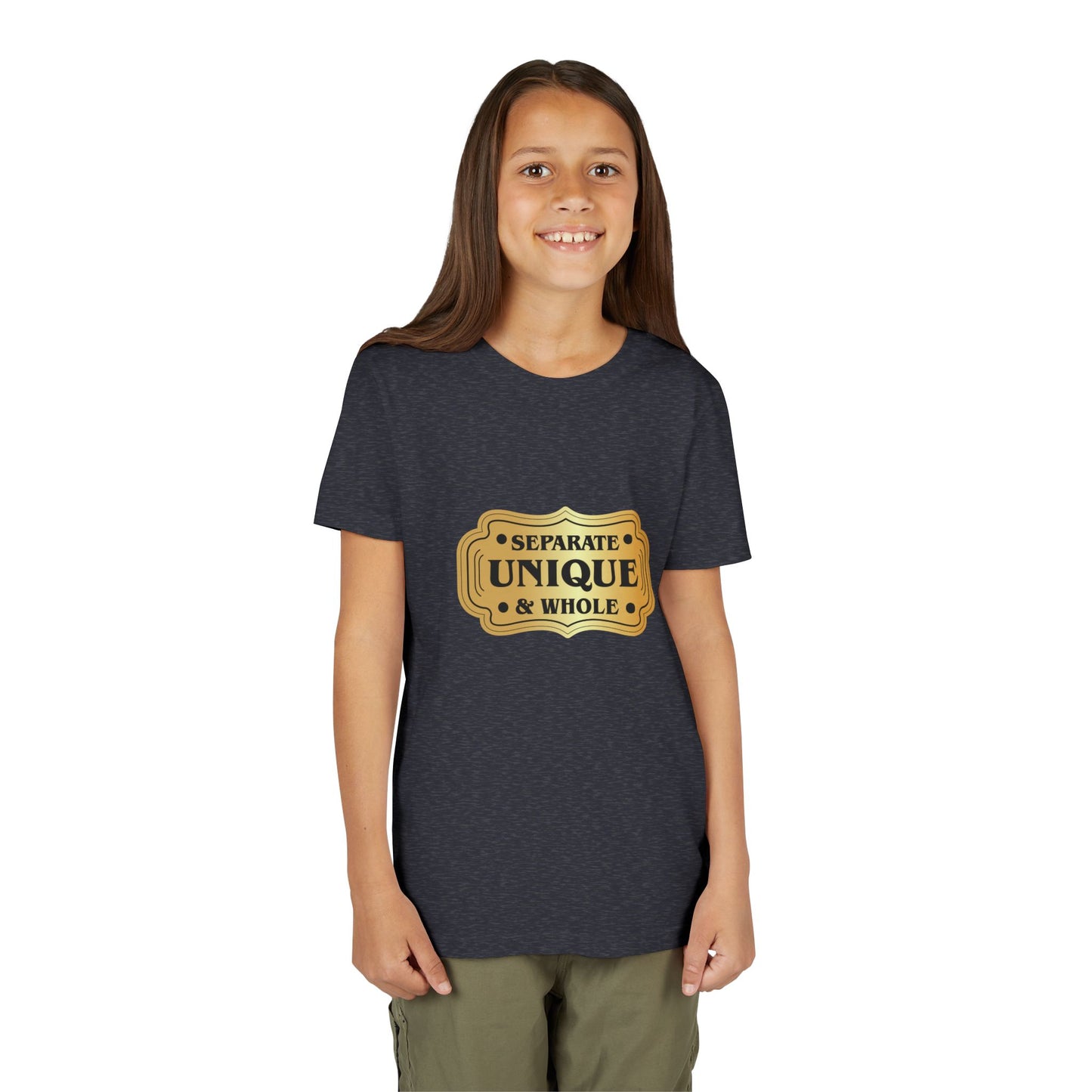 Youth T-Shirt Girls' T-Shirt Separate, Unique, & Whole Children Are A Gift From God