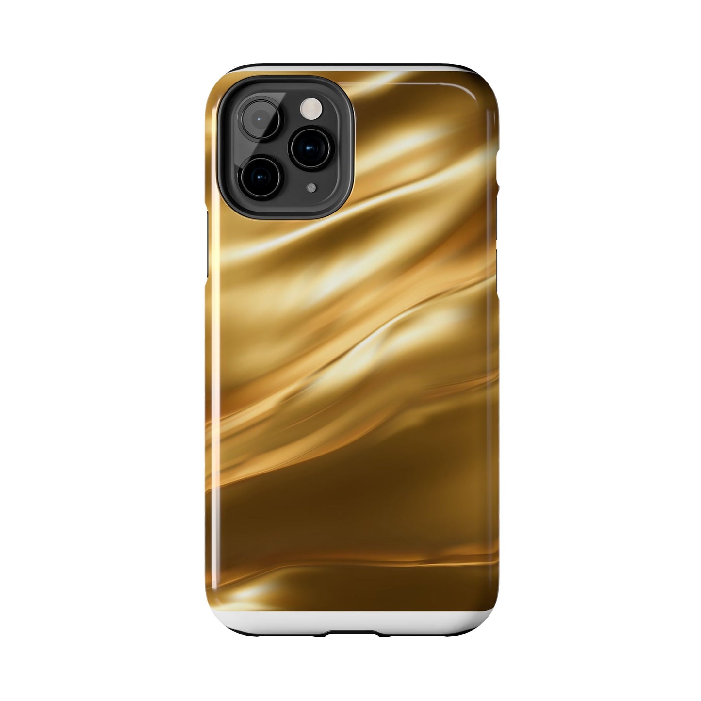 Luxurious Gold Phone Case, Tough Phone Cover, Premium Cell Phone Protector, Stylish Phone Accessory, Gift for Her
