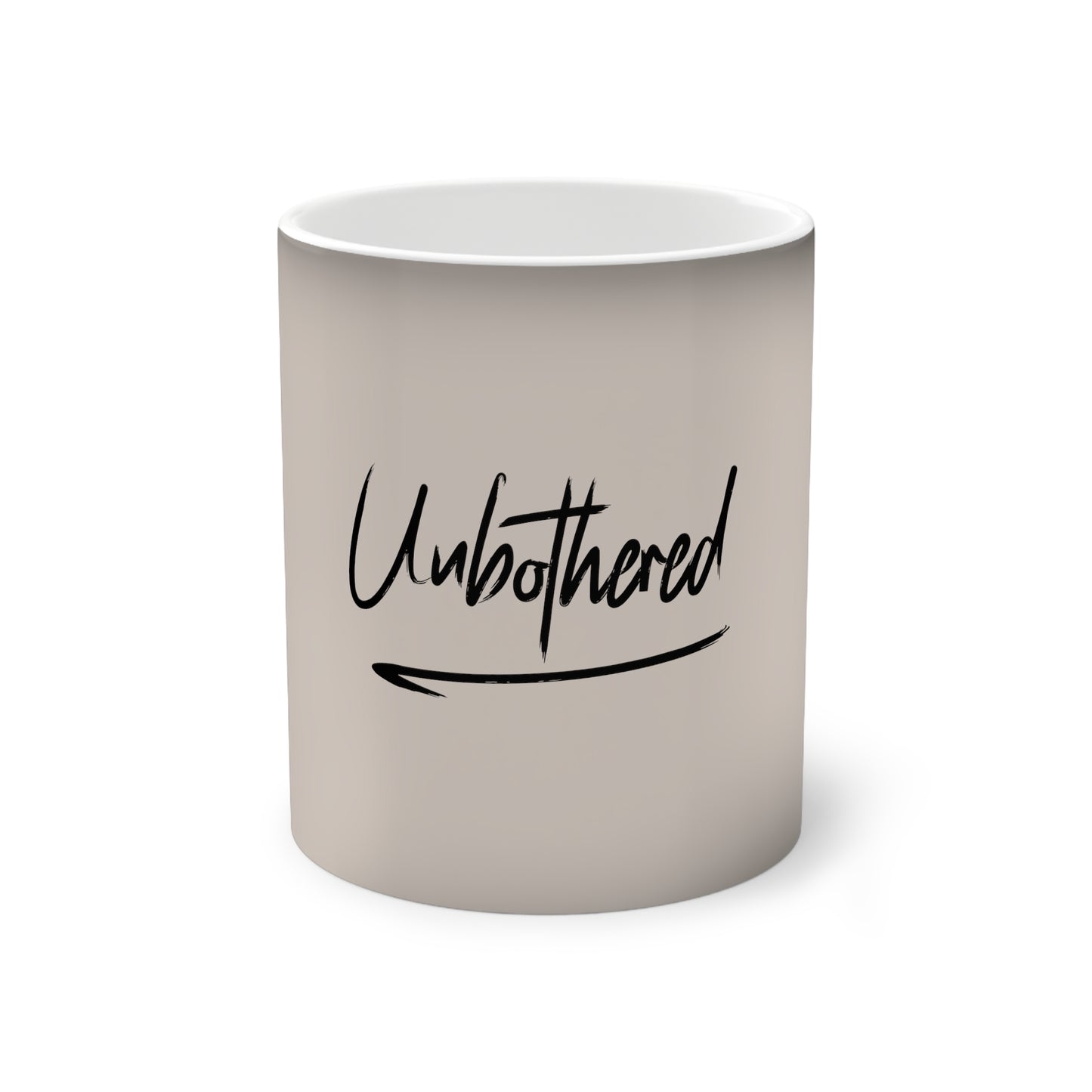 Unbothered Color-Changing Coffee Mug, Cozy Gift for Friends, Stress Relief Cup, Ideal for Home, Office, Birthdays, Self-Care