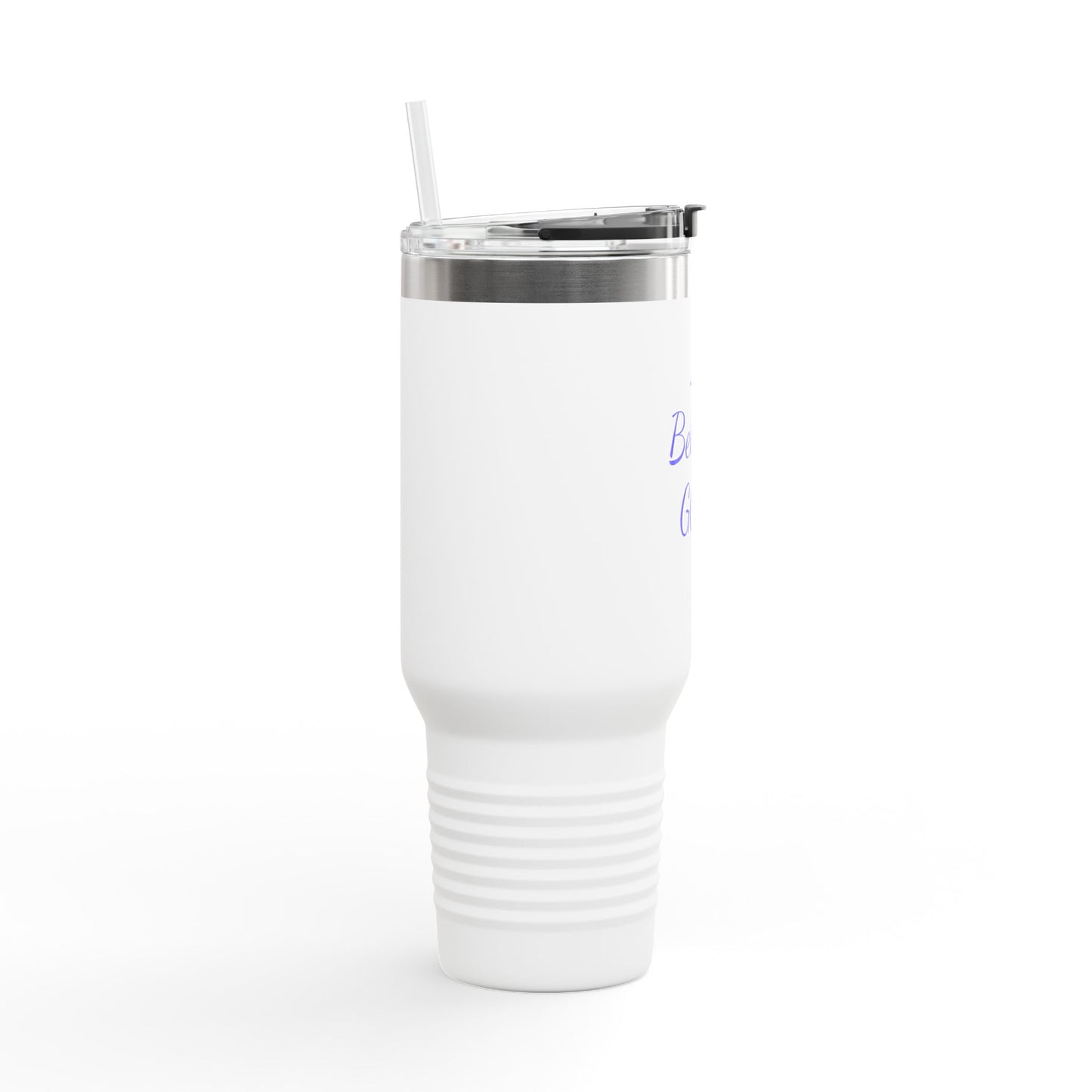 Faith-Inspired Insulated Travel Mug, Perfect for On-the-Go Sips, Gift for Believers, 40oz Coffee Cup for Road Trips, I Believe God
