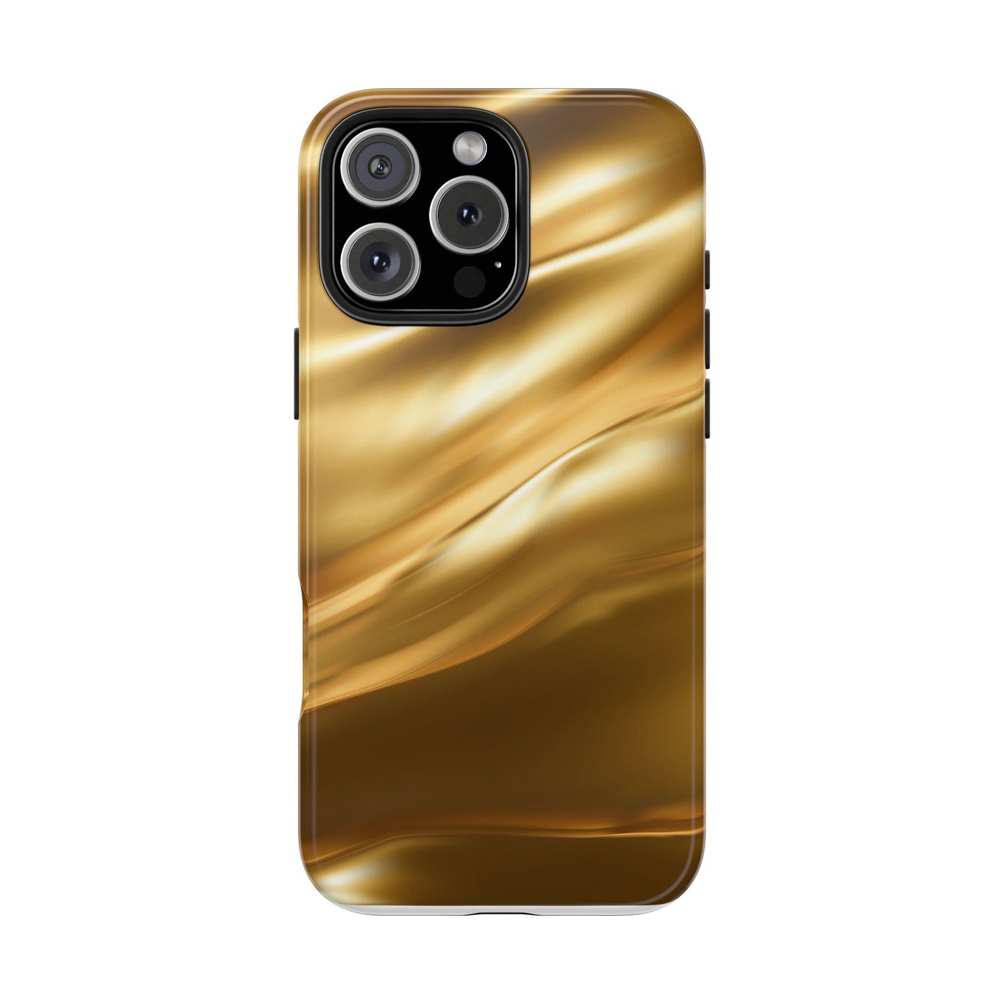 Luxurious Gold Phone Case, Tough Phone Cover, Premium Cell Phone Protector, Stylish Phone Accessory, Gift for Her
