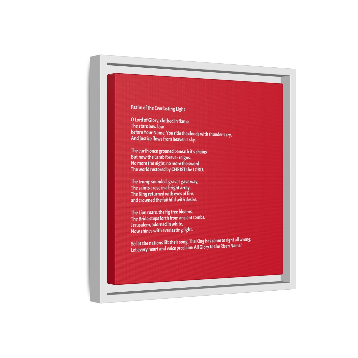 Psalm of the Everlasting Light (This Psalm is not originally from the HOLY Bible, it is simply inspired by the HOLY Bible)
