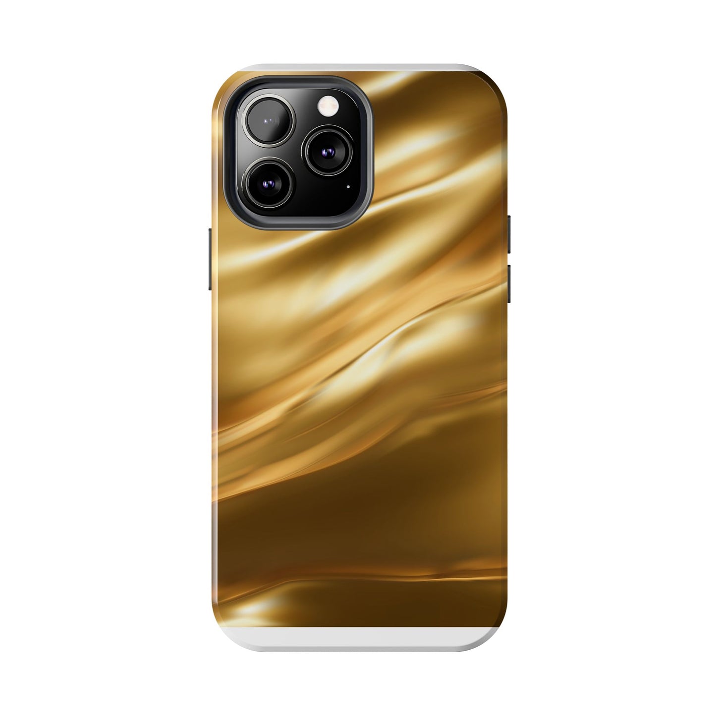 Luxurious Gold Phone Case, Tough Phone Cover, Premium Cell Phone Protector, Stylish Phone Accessory, Gift for Her