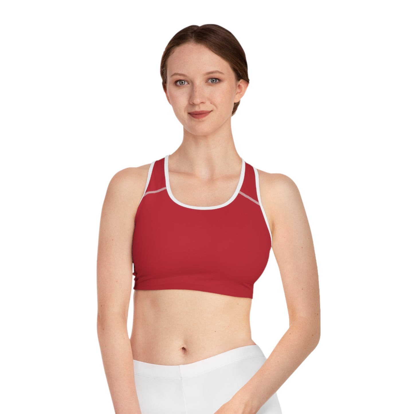 Red Sports Bra for Women