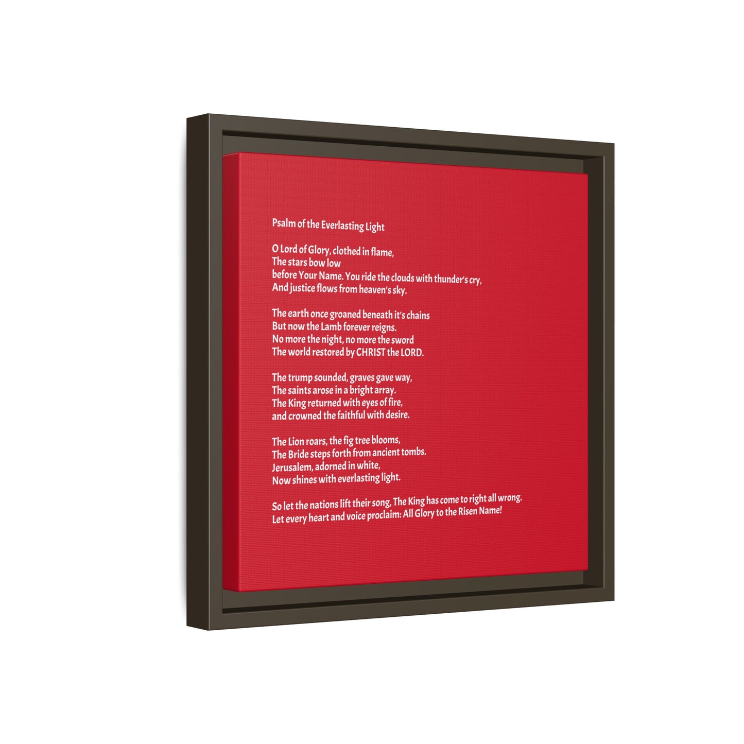 Psalm of the Everlasting Light (This Psalm is not originally from the HOLY Bible, it is simply inspired by the HOLY Bible)