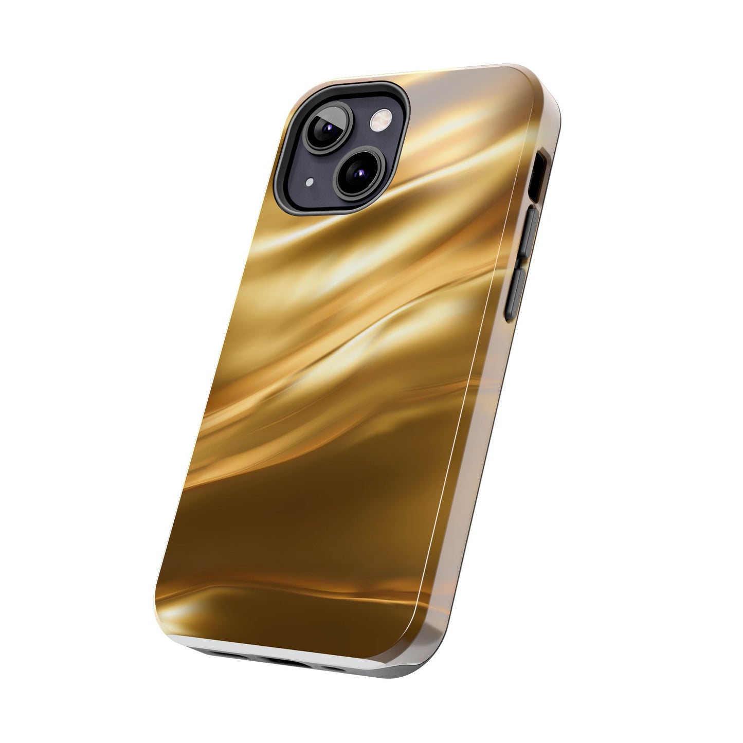 Luxurious Gold Phone Case, Tough Phone Cover, Premium Cell Phone Protector, Stylish Phone Accessory, Gift for Her