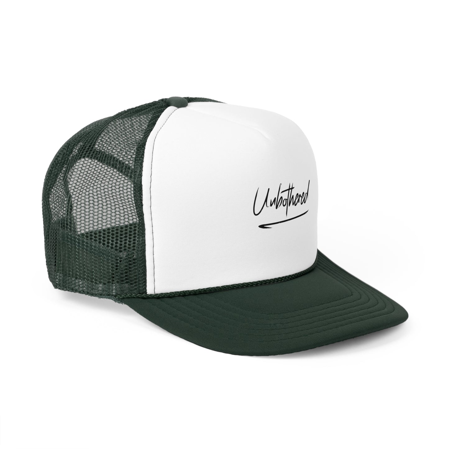 Unbothered Trucker Cap | Stylish Casual Headwear for Relaxed Vibes, Perfect for Outdoor Activities and Gift Giving