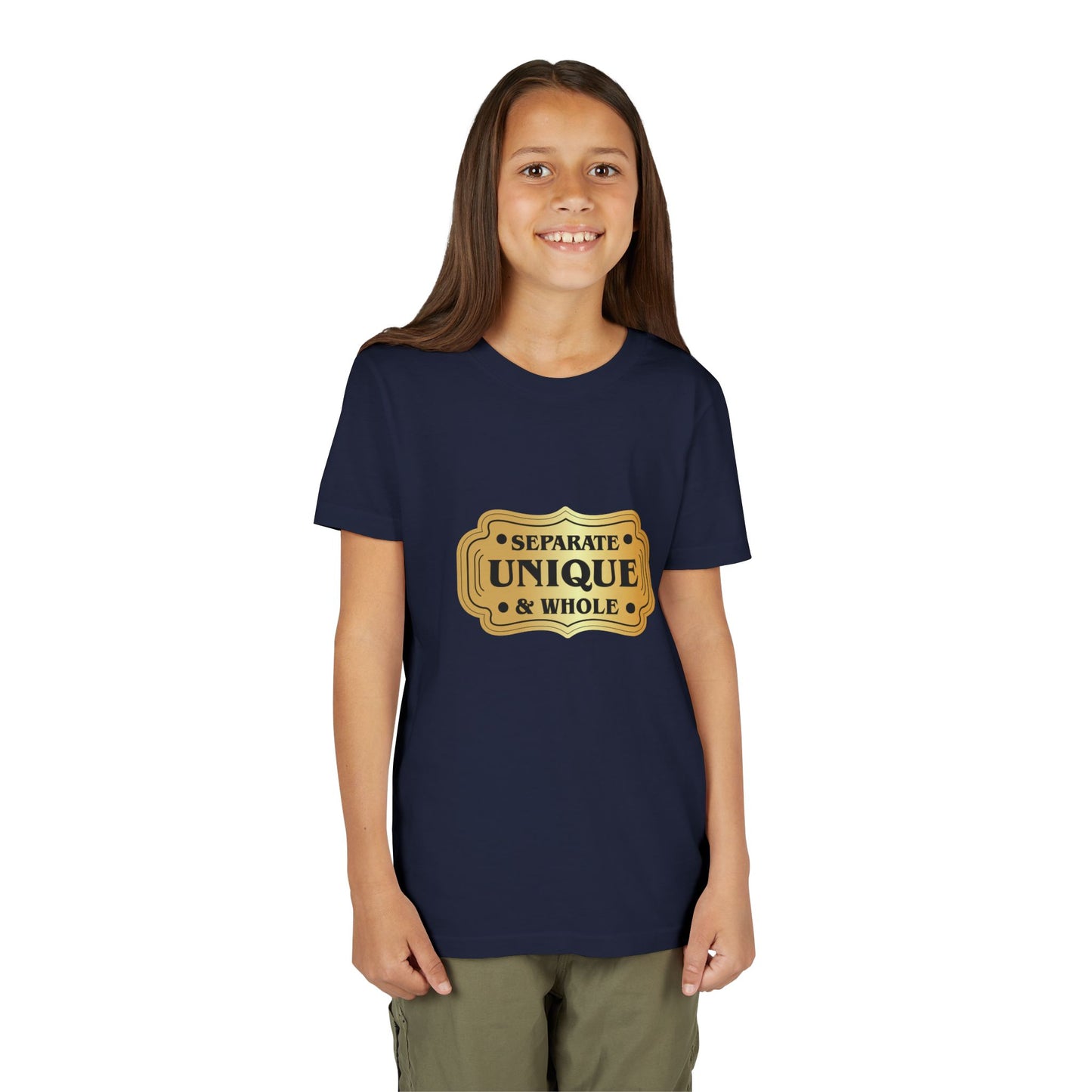 Youth T-Shirt Girls' T-Shirt Separate, Unique, & Whole Children Are A Gift From God