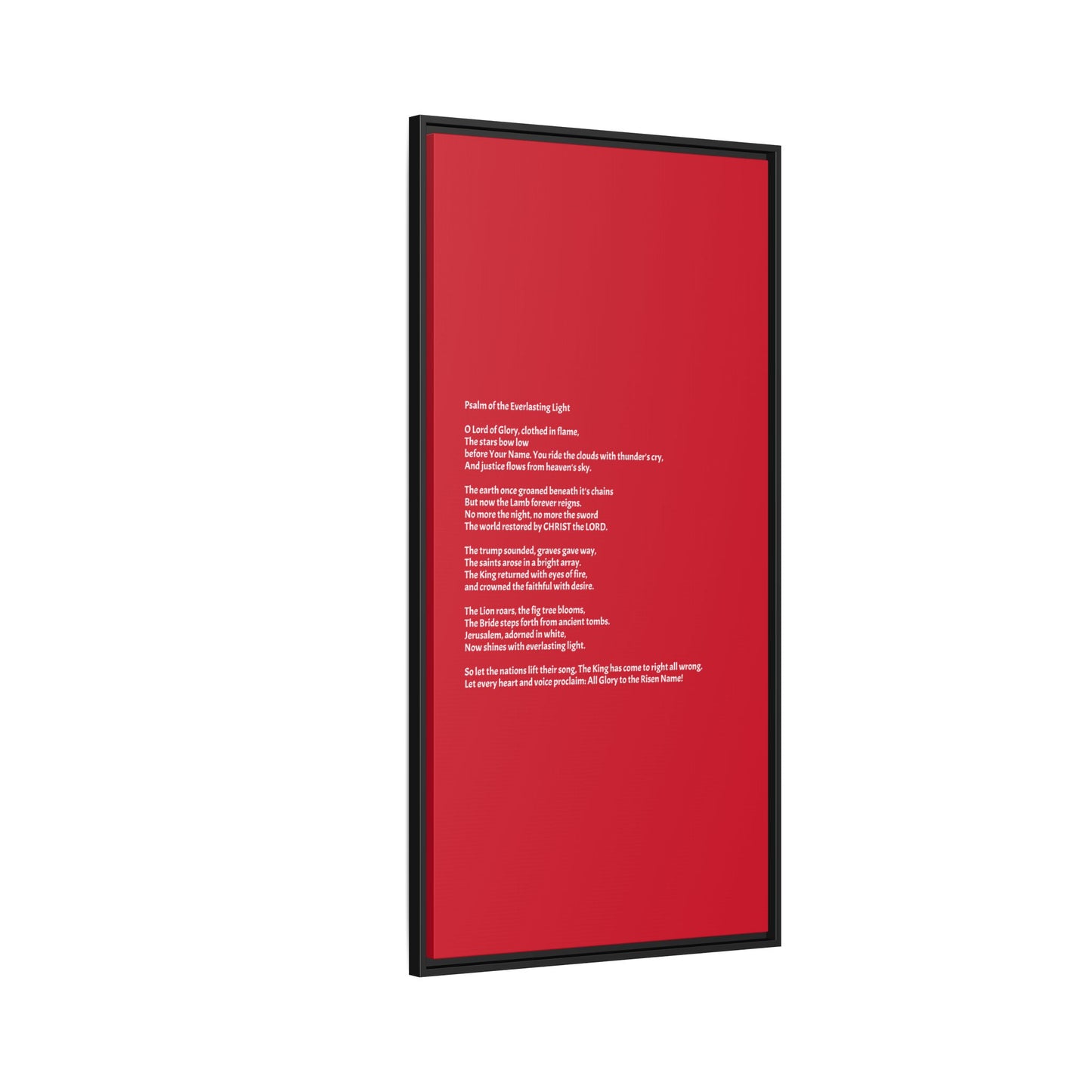 Psalm of the Everlasting Light (This Psalm is not originally from the HOLY Bible, it is simply inspired by the HOLY Bible)