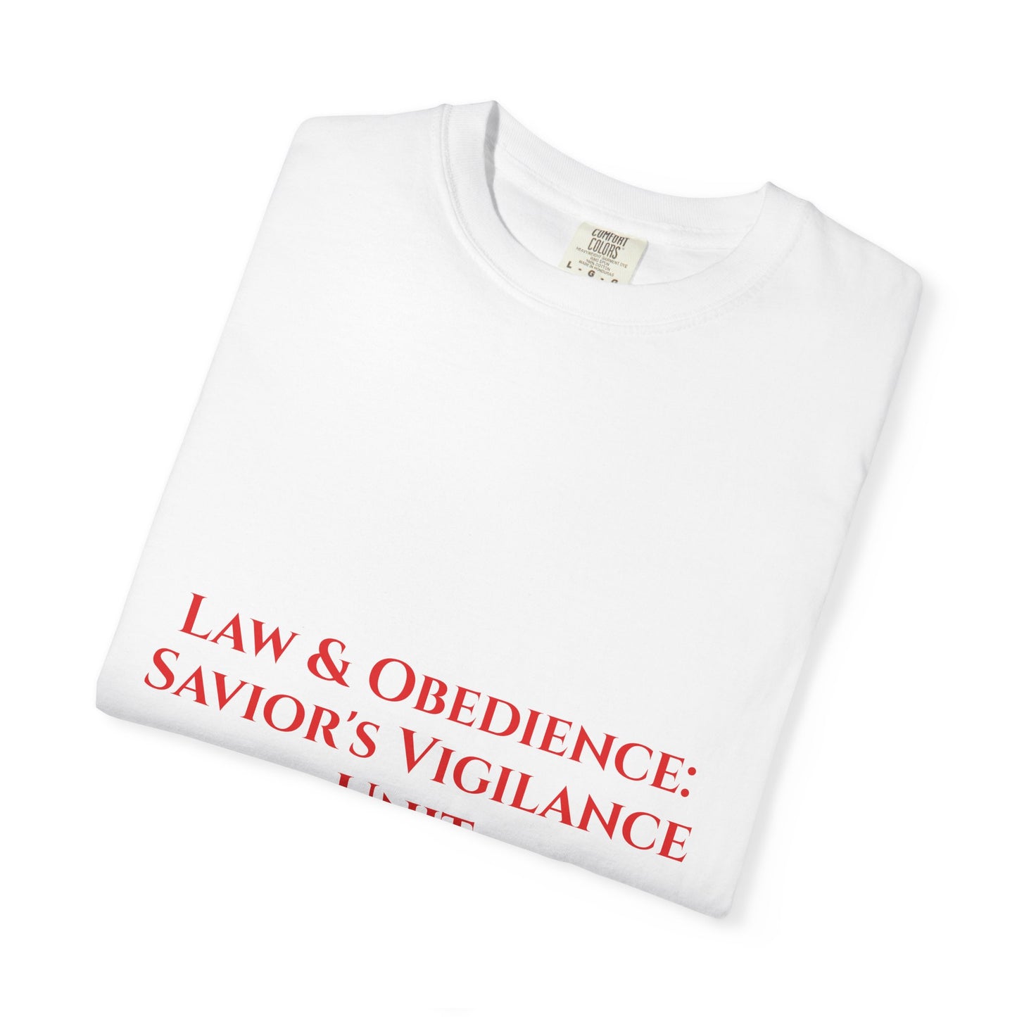 Unisex Garment-Dyed T-shirt with Inspiring Quote