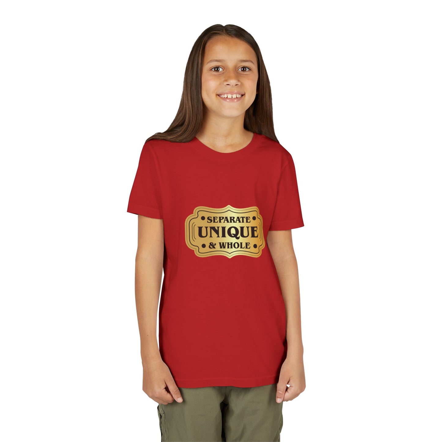 Youth T-Shirt Girls' T-Shirt Separate, Unique, & Whole Children Are A Gift From God
