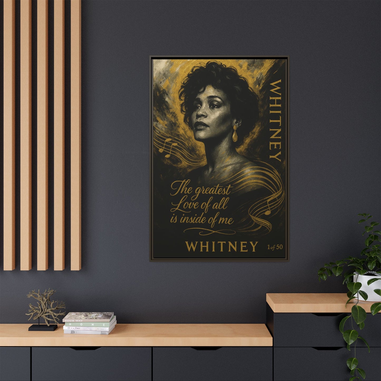 Whitney Houston Art (Legends of Gold Series)