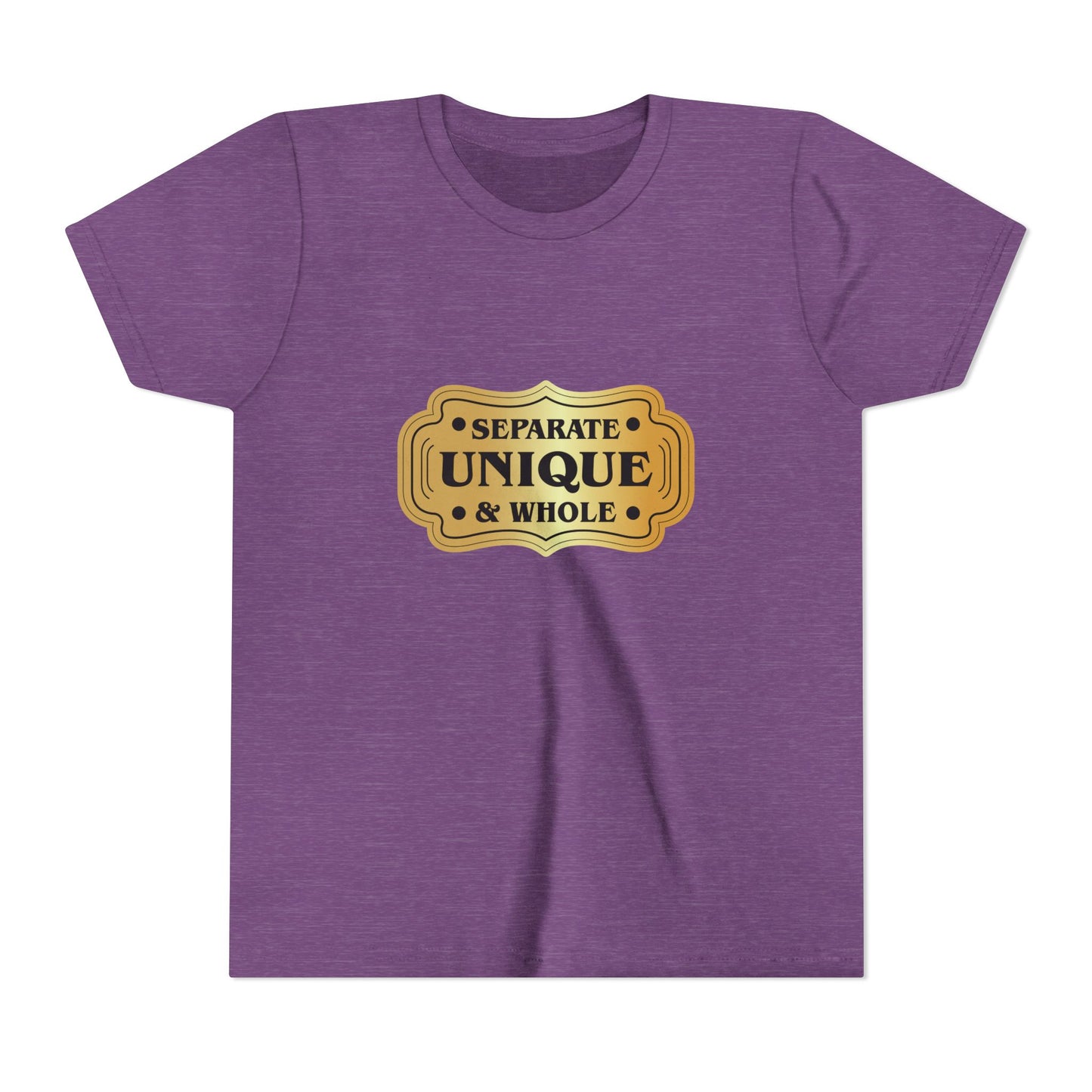Youth T-Shirt Girls' T-Shirt Separate, Unique, & Whole Children Are A Gift From God
