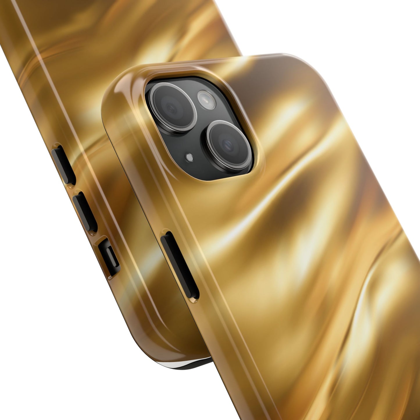Luxurious Gold Phone Case, Tough Phone Cover, Premium Cell Phone Protector, Stylish Phone Accessory, Gift for Her
