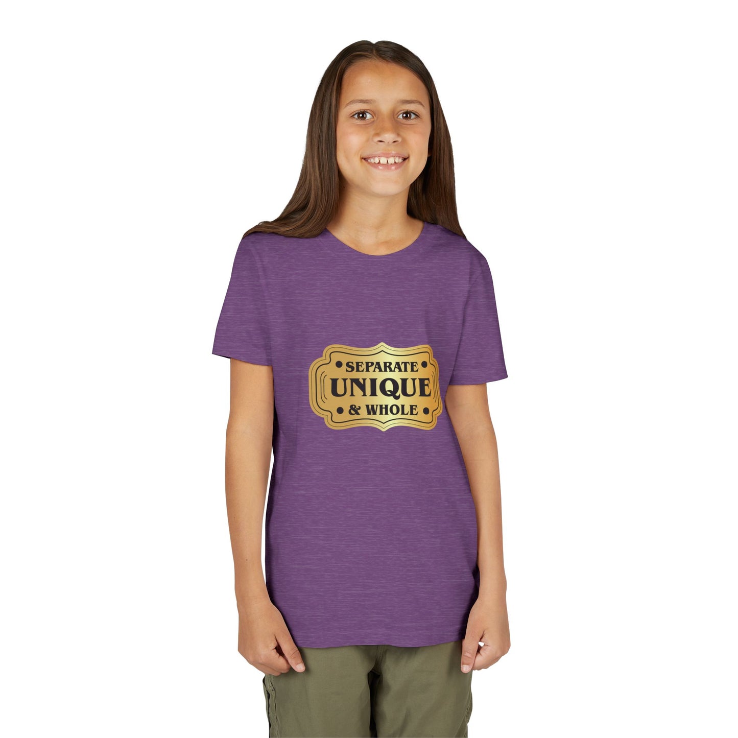 Youth T-Shirt Girls' T-Shirt Separate, Unique, & Whole Children Are A Gift From God