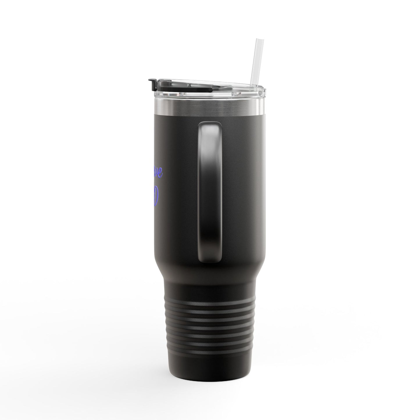 Faith-Inspired Insulated Travel Mug, Perfect for On-the-Go Sips, Gift for Believers, 40oz Coffee Cup for Road Trips, I Believe God