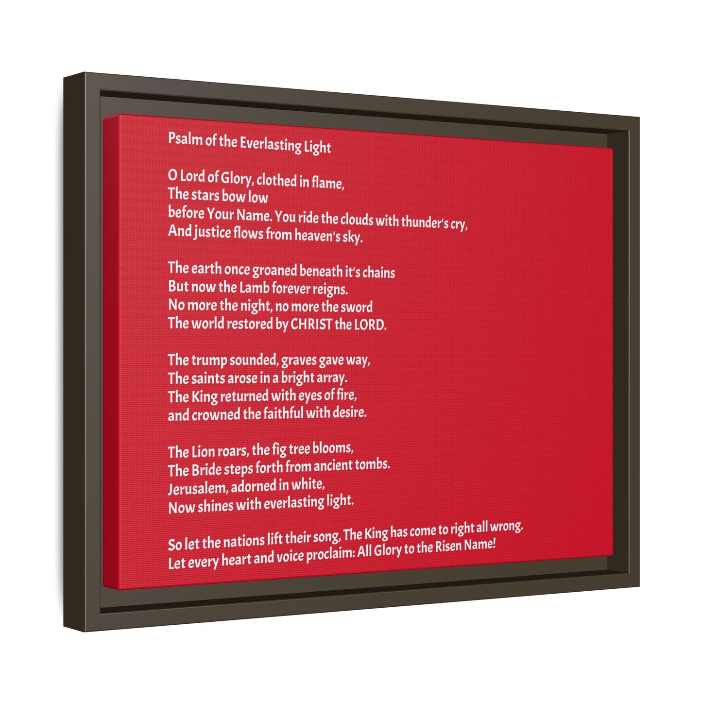 Psalm of the Everlasting Light (This Psalm is not originally from the HOLY Bible, it is simply inspired by the HOLY Bible)