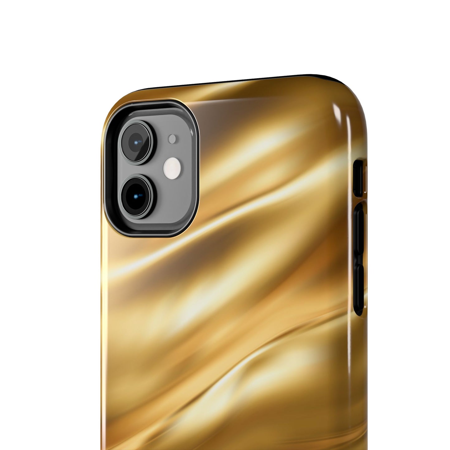 Luxurious Gold Phone Case, Tough Phone Cover, Premium Cell Phone Protector, Stylish Phone Accessory, Gift for Her