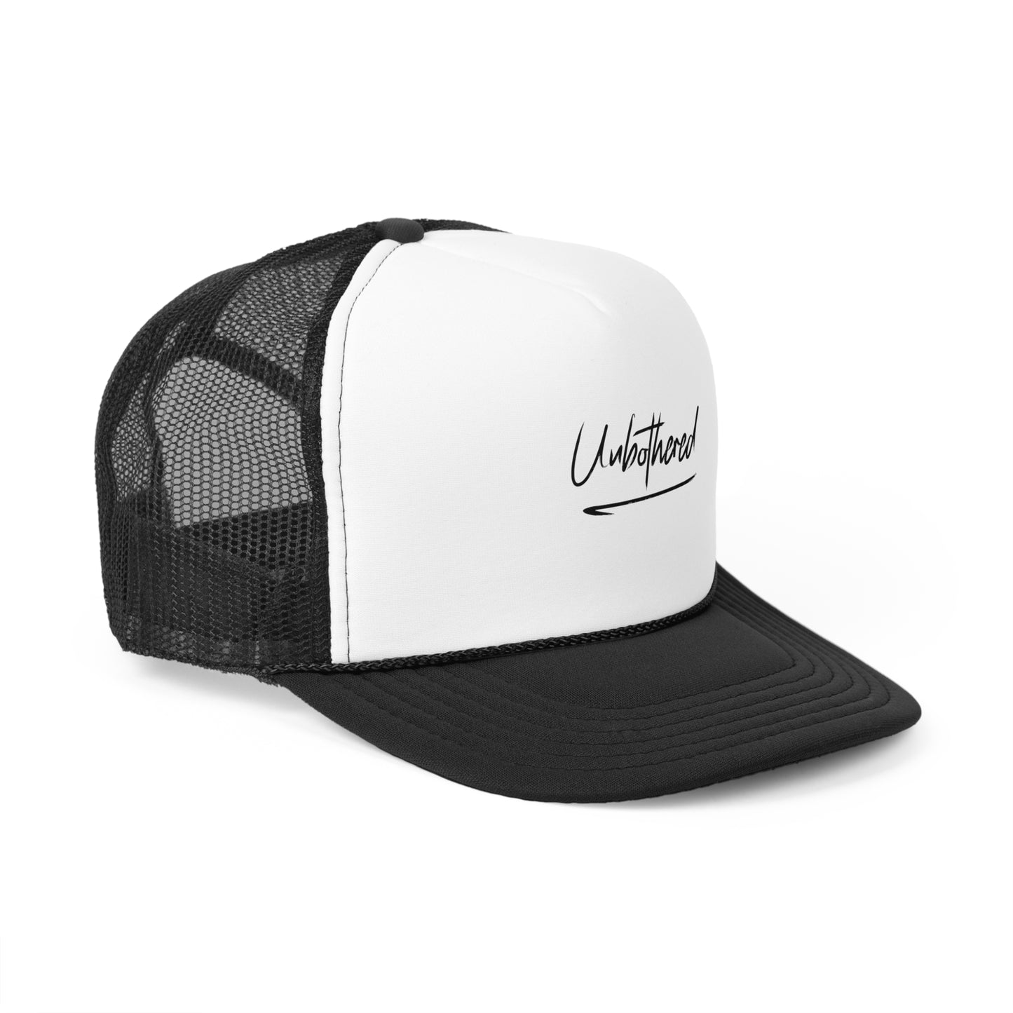 Unbothered Trucker Cap | Stylish Casual Headwear for Relaxed Vibes, Perfect for Outdoor Activities and Gift Giving