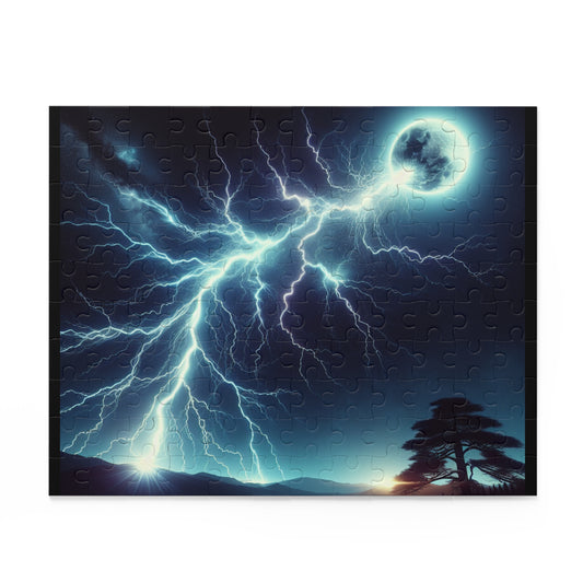 Electric Storm Puzzle - 120, 252, 500-Piece | Ideal for Family Fun, Gifts, Game Night, Home Decor, Brain Teaser