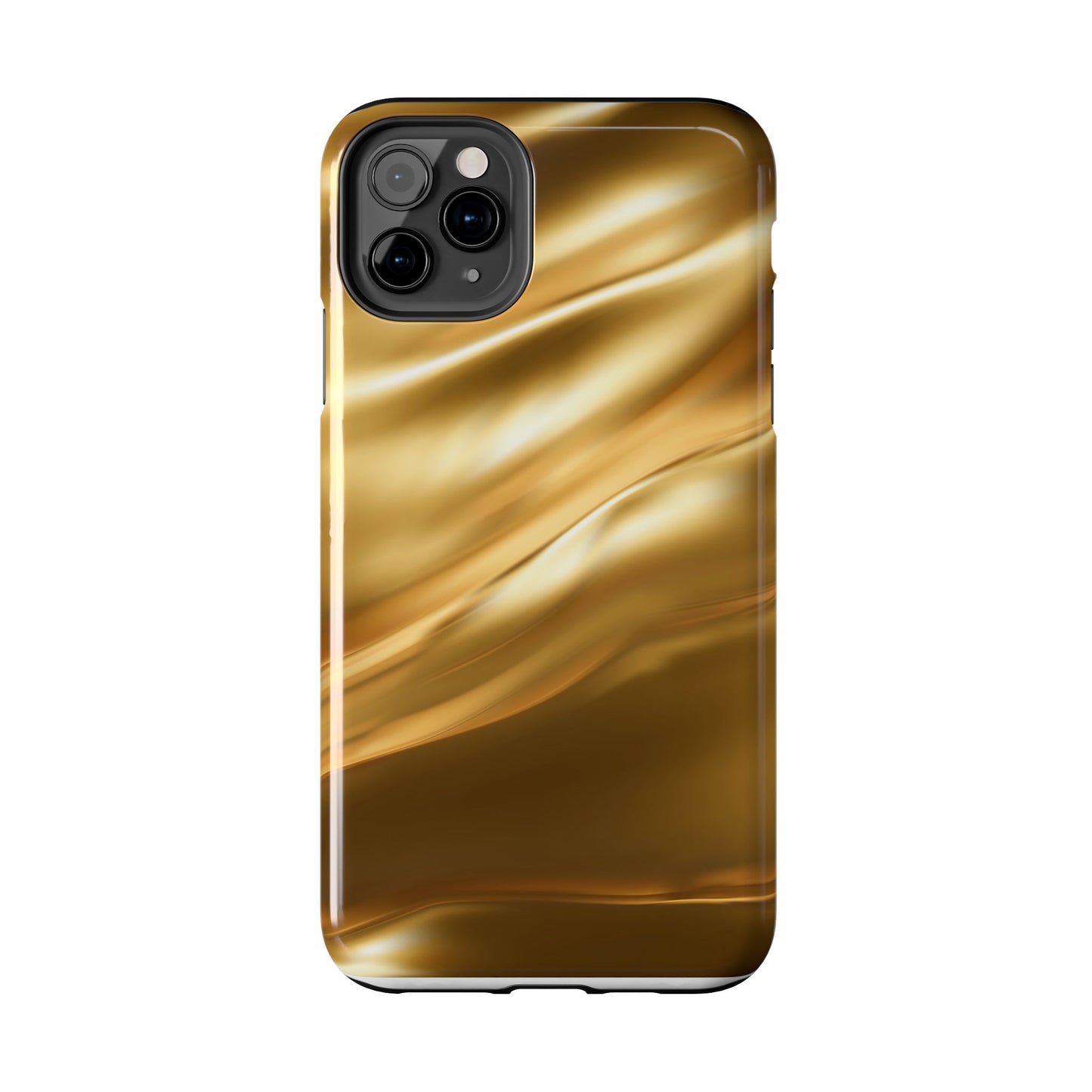 Luxurious Gold Phone Case, Tough Phone Cover, Premium Cell Phone Protector, Stylish Phone Accessory, Gift for Her