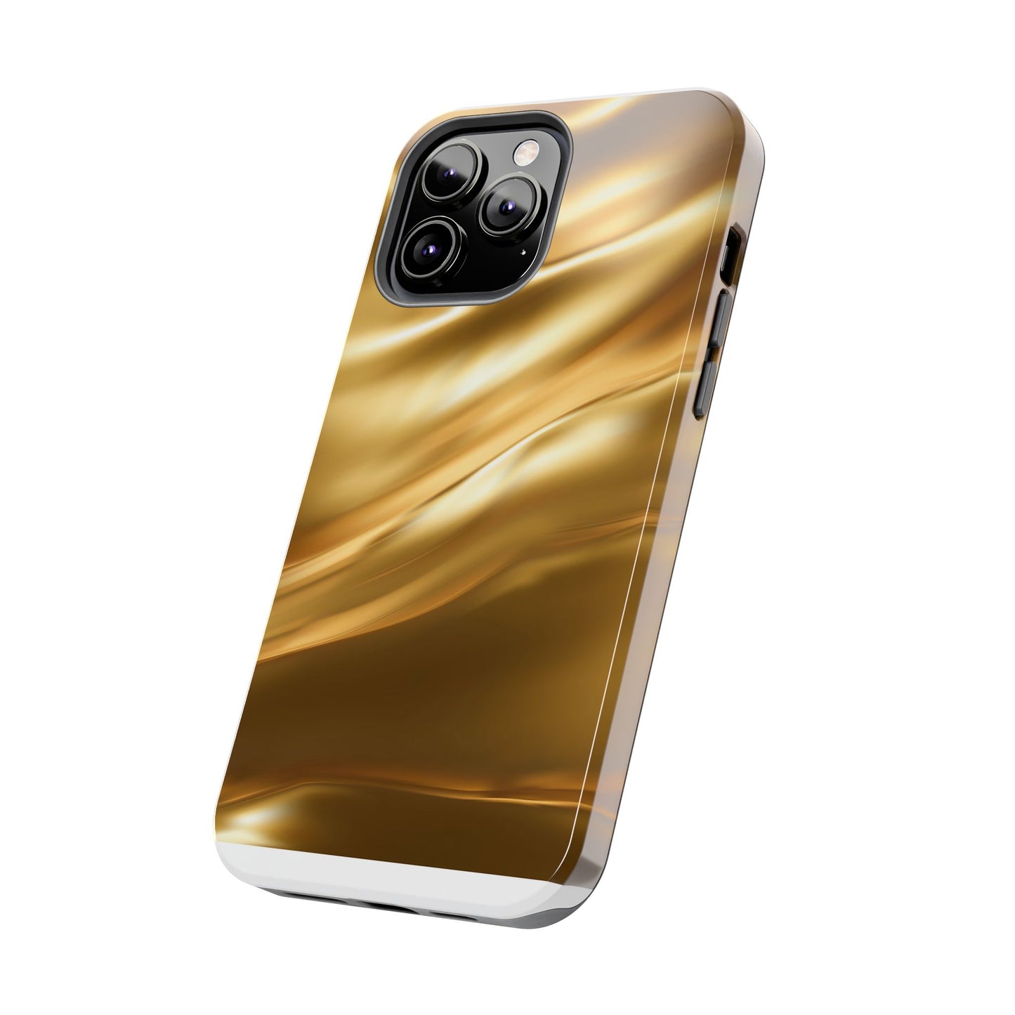 Luxurious Gold Phone Case, Tough Phone Cover, Premium Cell Phone Protector, Stylish Phone Accessory, Gift for Her